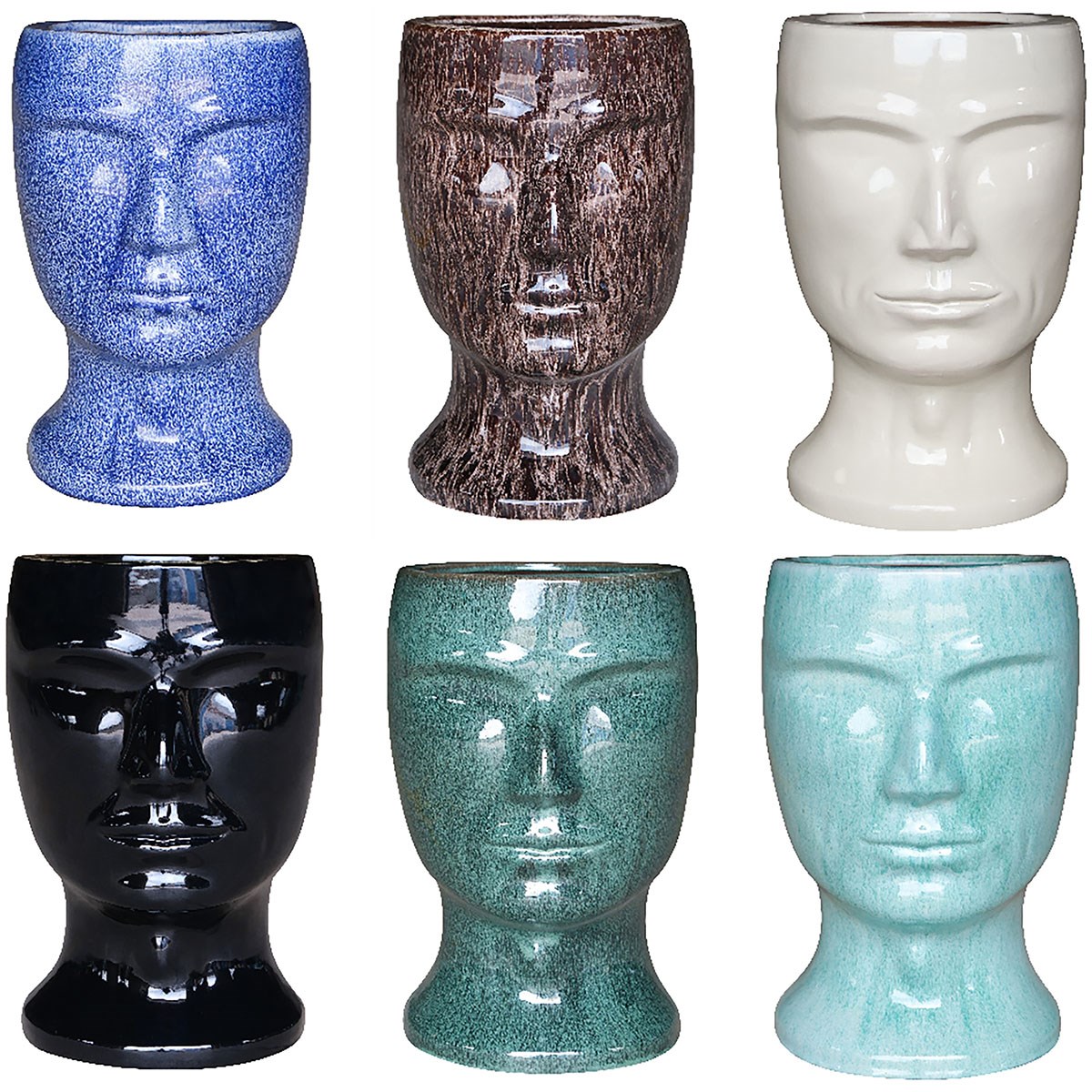 MCarr 18pc Male Statue Planter Pallet Assortment Mixed Color