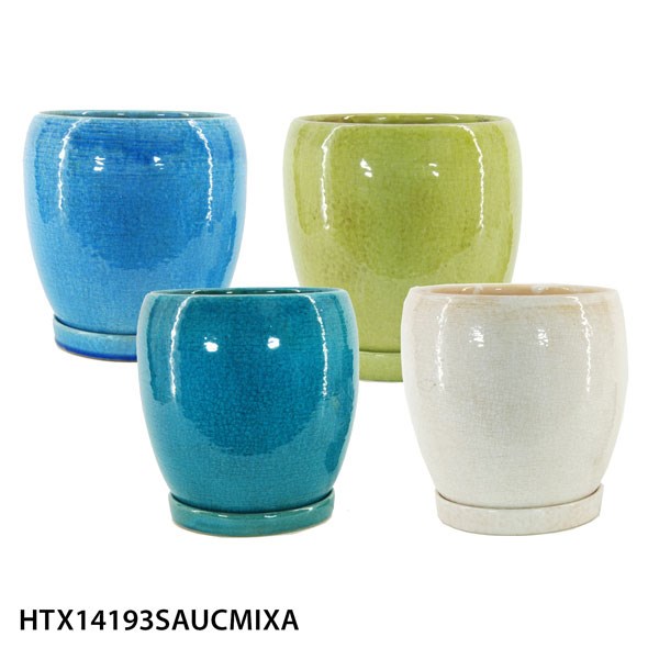 MCarr 16PC Egg Pot W/Sau Set Mixed Colors