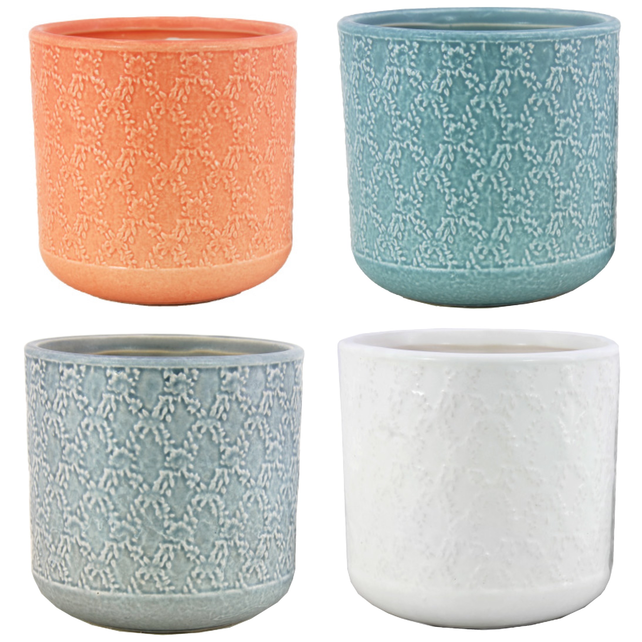 MCarr 16PC 5" Small Garland Planter Set Mixed