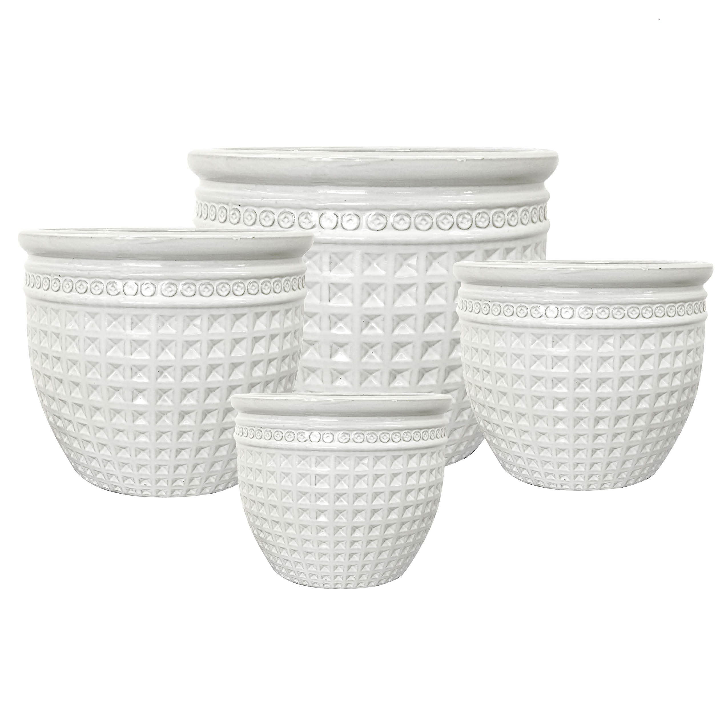MCarr 6pc Aquapot Planter Pallet White