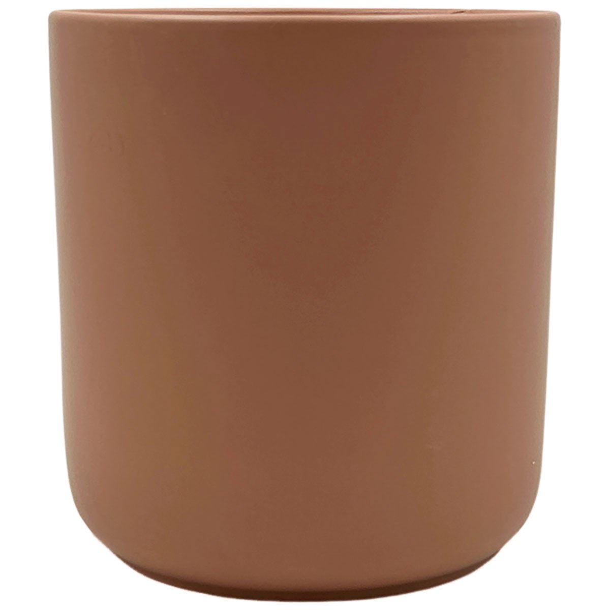 MCarr 5"x5"x5.5" Ceramic Pot Matte Orange — priced per each; minimum 8; multiples of 8