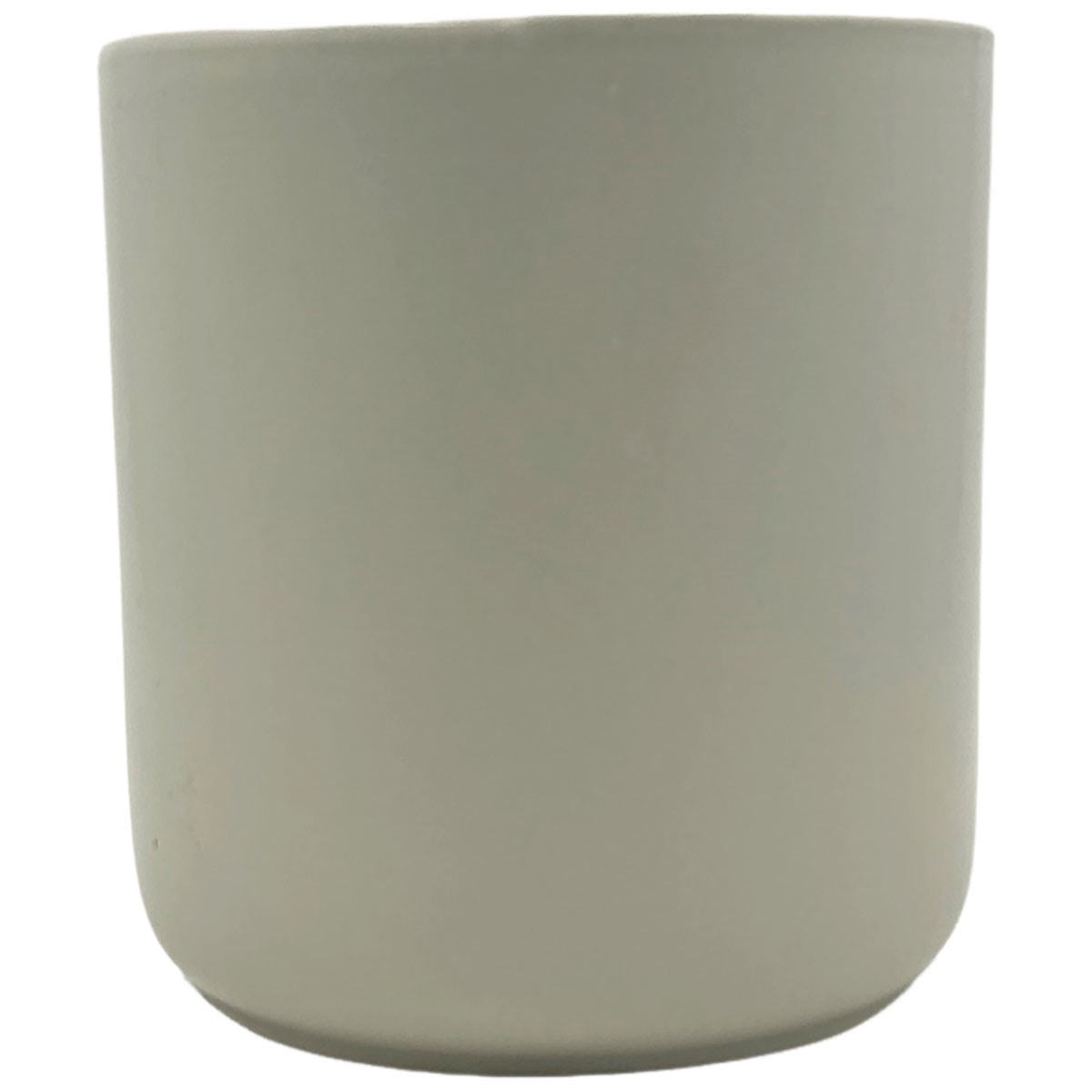 MCarr 13.5"x13.5"x14" Ceramic Pot Matte Light Grey — priced per each; minimum 9; multiples of 9