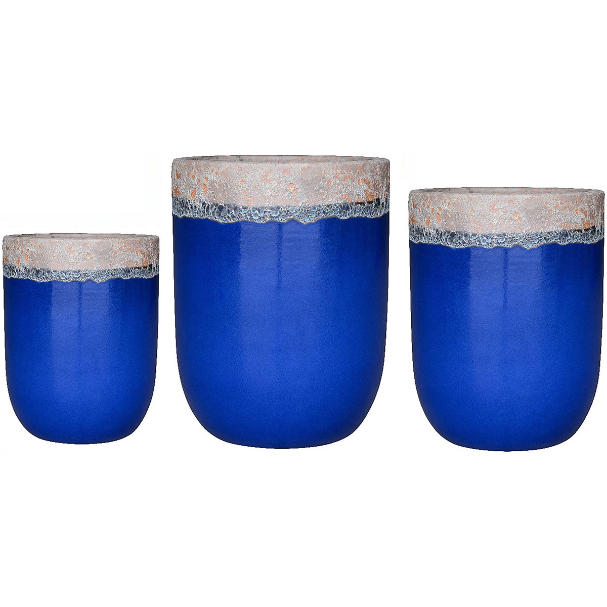 MCarr 12pc Tall Round Pallet Volcanic Admiral Blue