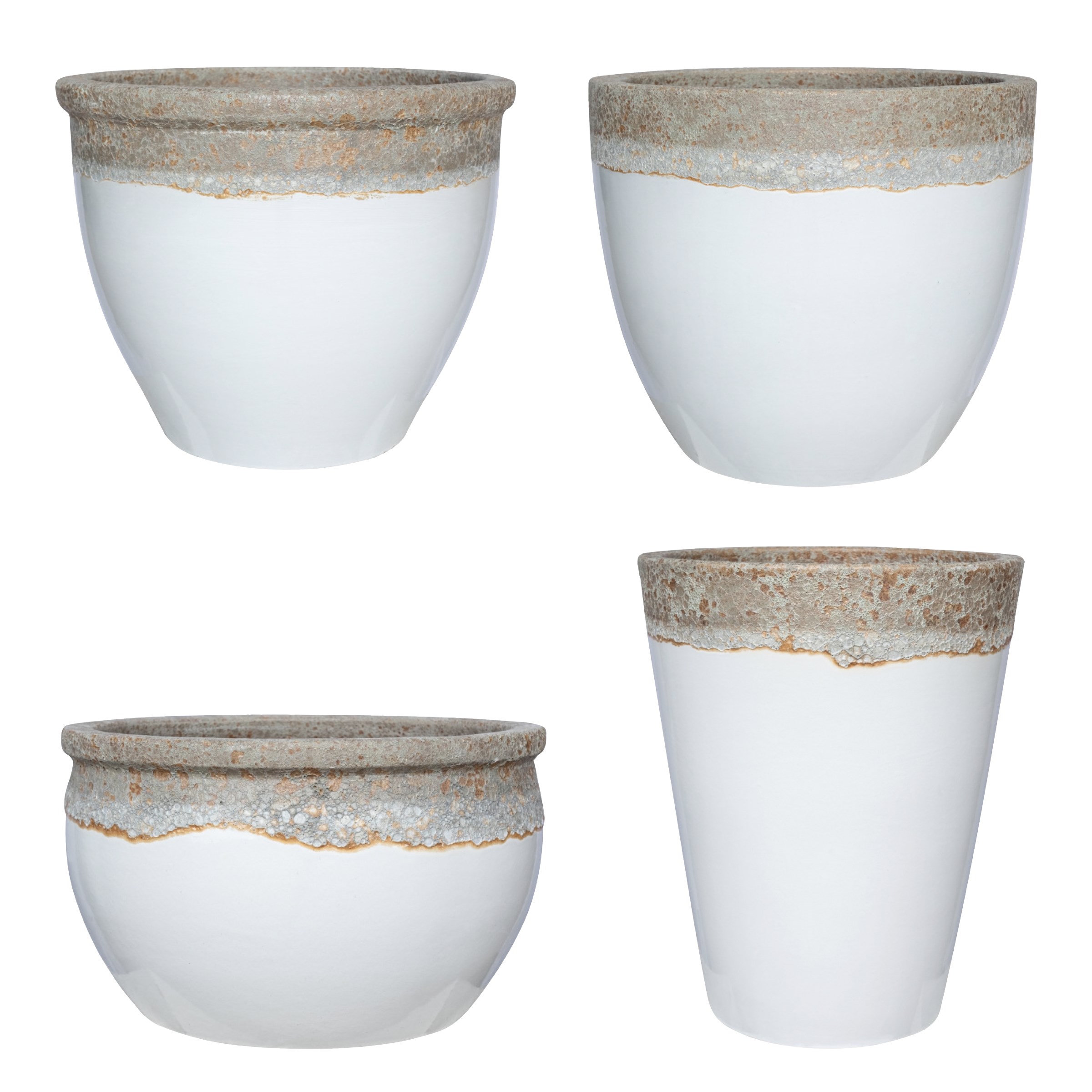 MCarr 26pc Mixed Planter Pallet Volcanic White