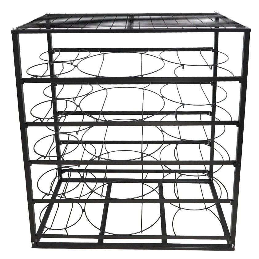 MCarr Empty Metal Saucer Rack