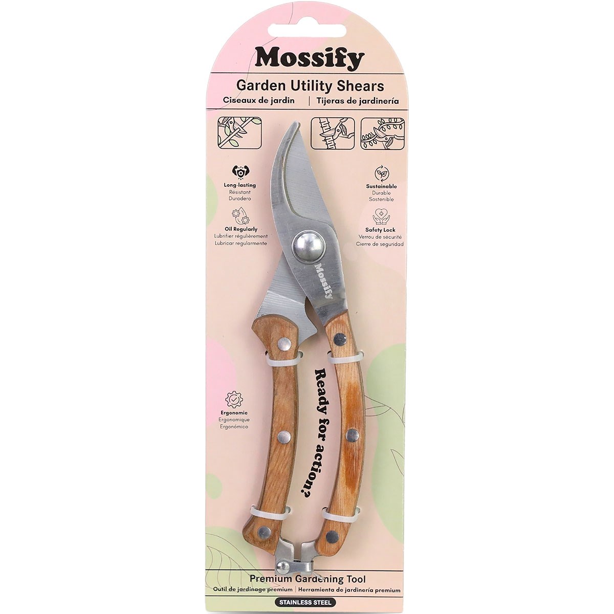 Mossify Utility Garden Shears — priced per each; minimum 12; multiples of 12