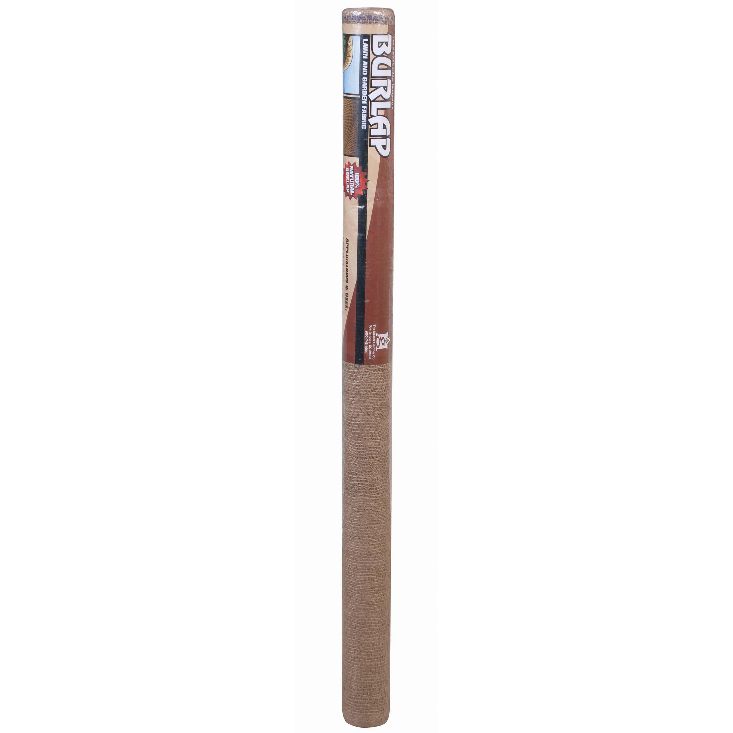 Master Gardner 3'x20' 100% Natural Burlap — priced per each; minimum 18; multiples of 18