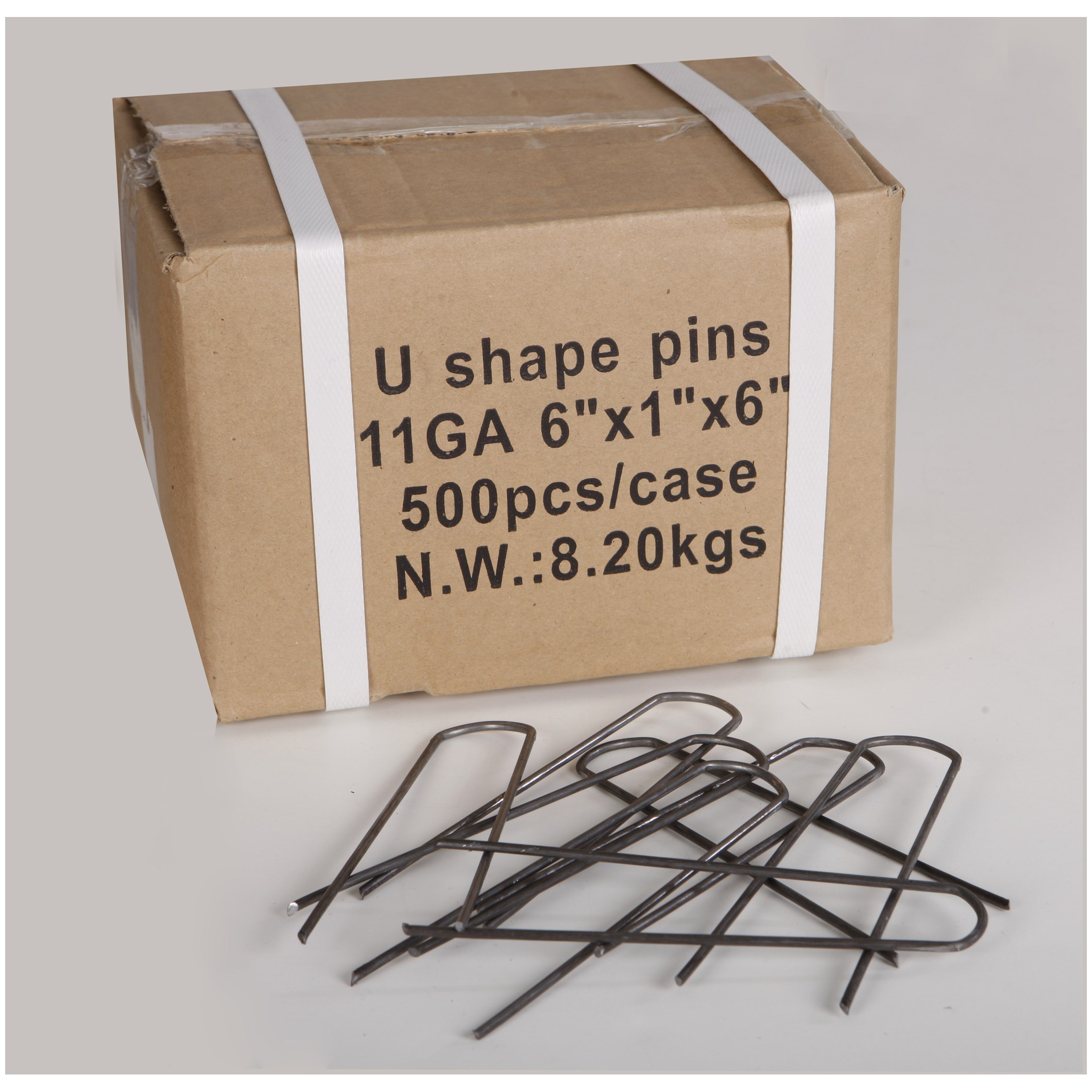 Master Gardner 6" Steel Fabric Pins
