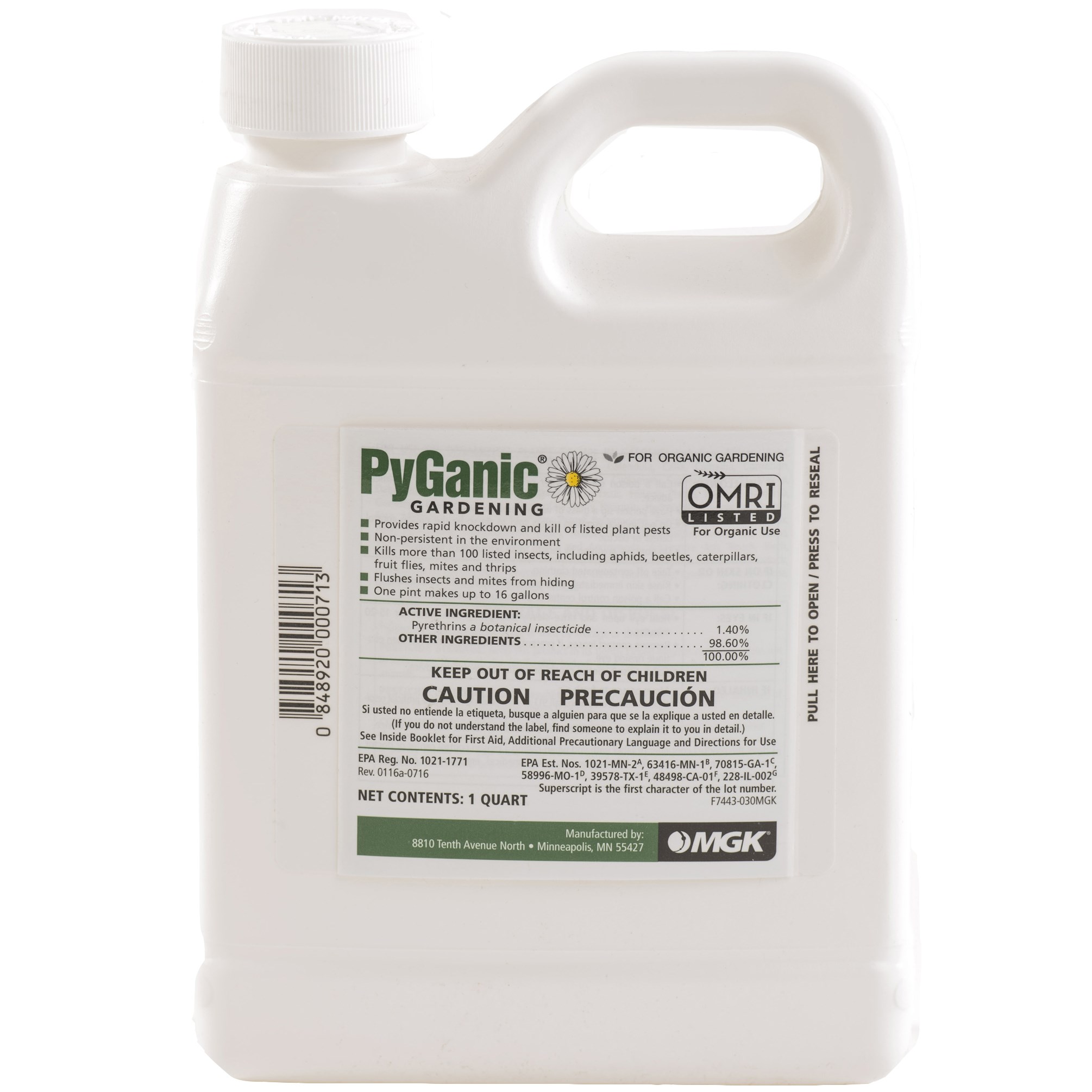 Pyganic Gardening 32oz OMRI — Single Unit