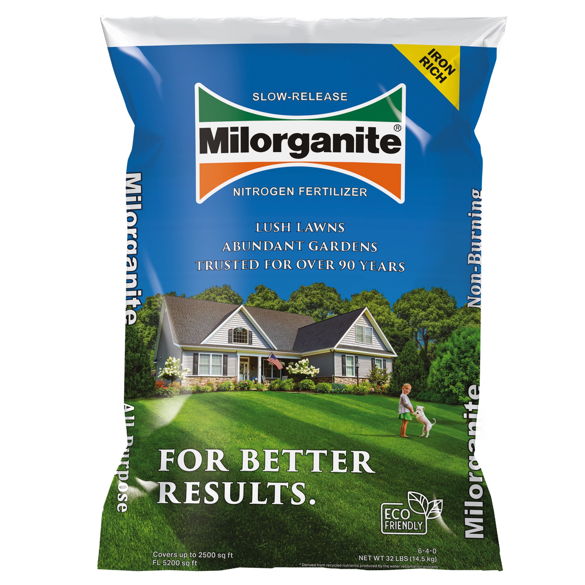 Milorganite 32# 6-4-0 2500sf (63/PLT)
