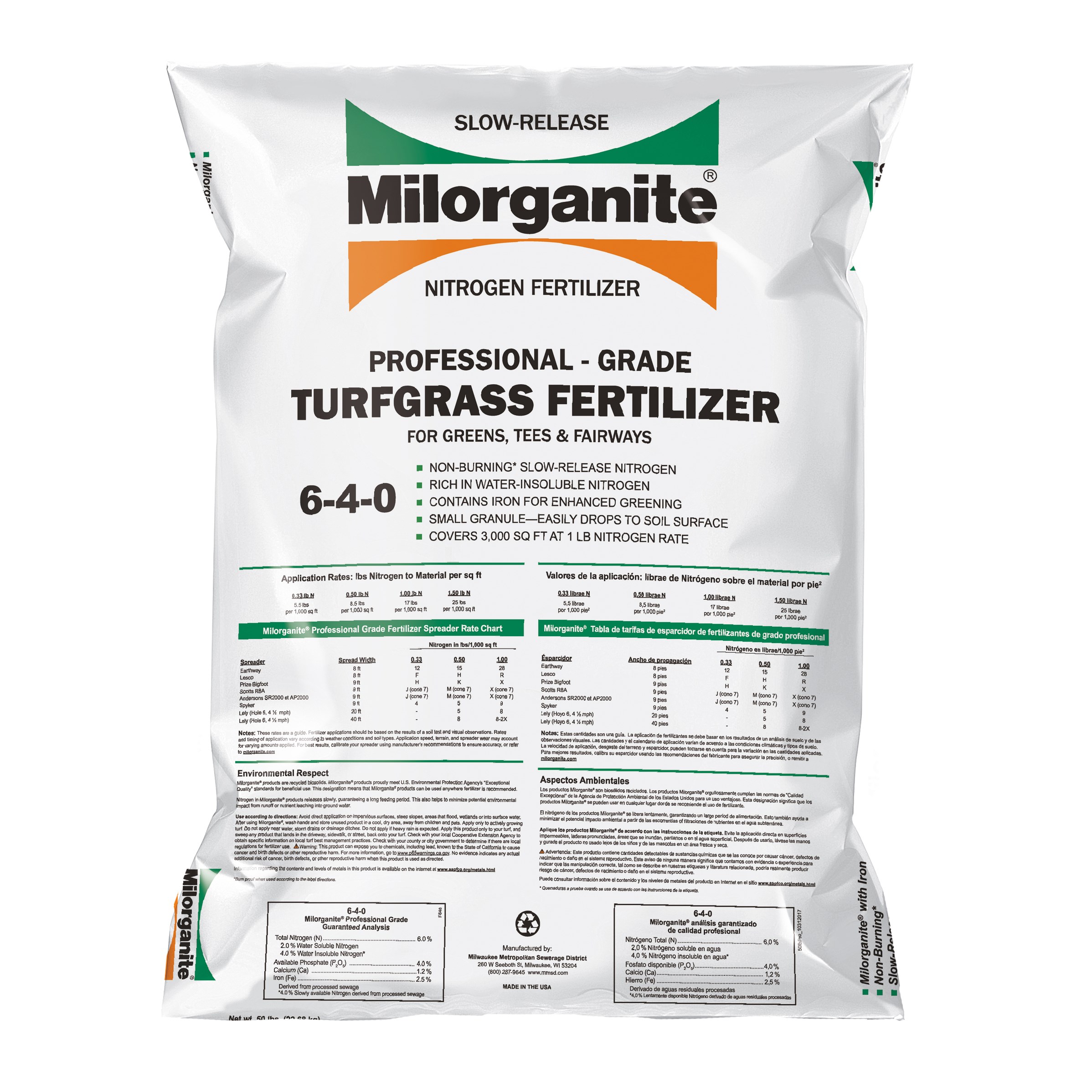 Milorganite 50# Pro Grade