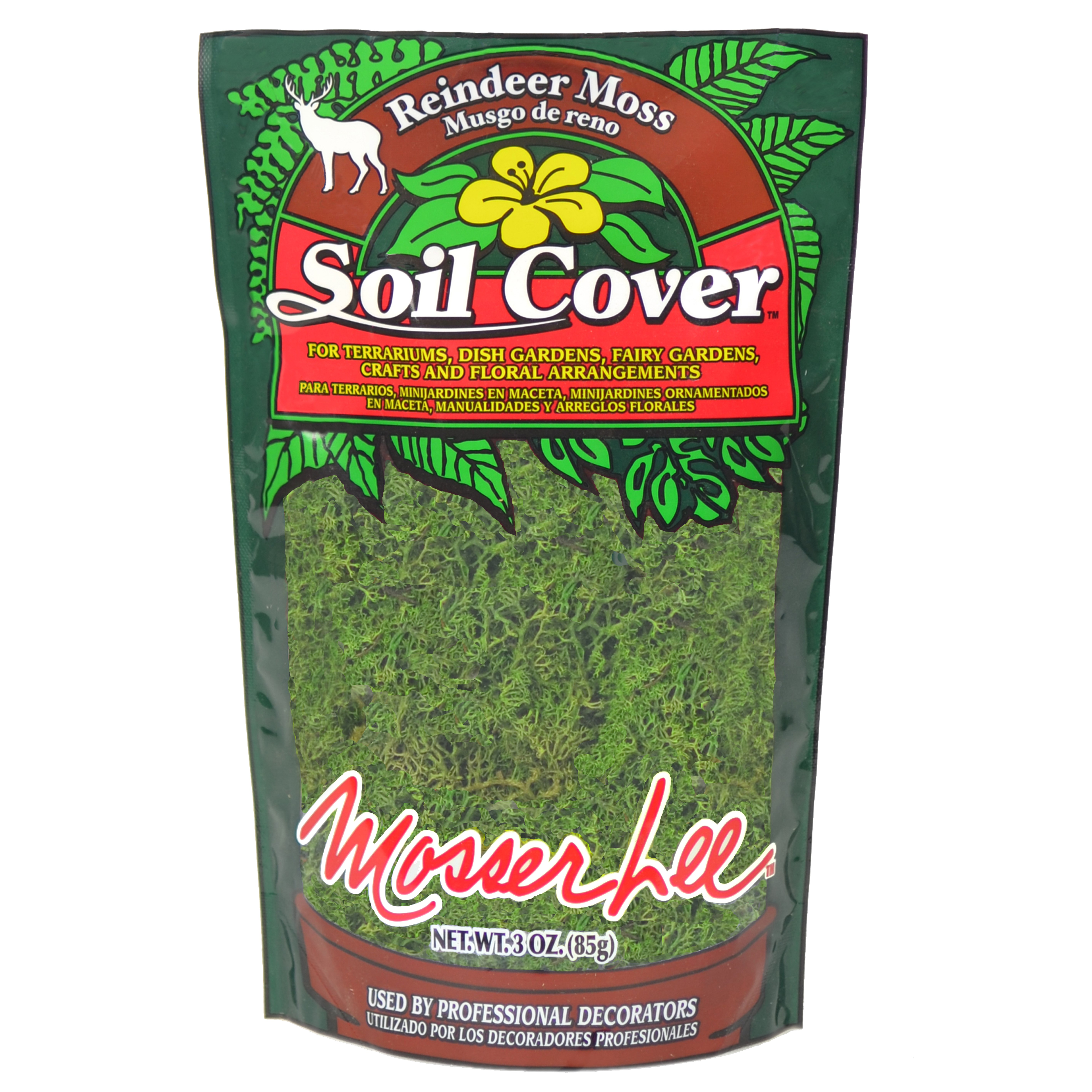 Mosser 3oz Reindeer Moss Dark Green — priced per each; minimum 8; multiples of 8
