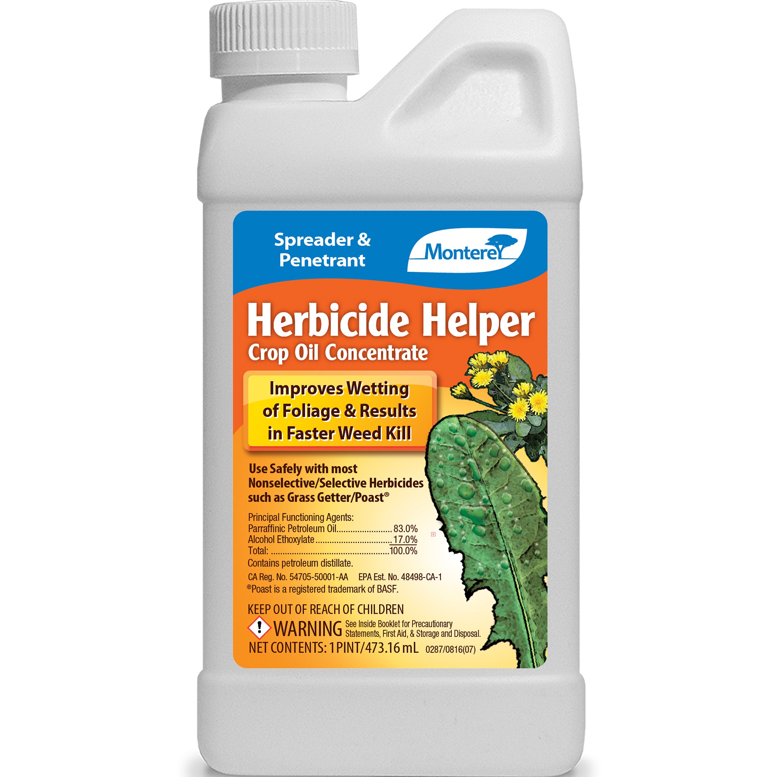 Monterey 16oz Herbicide Helper Surfactant — Single Unit