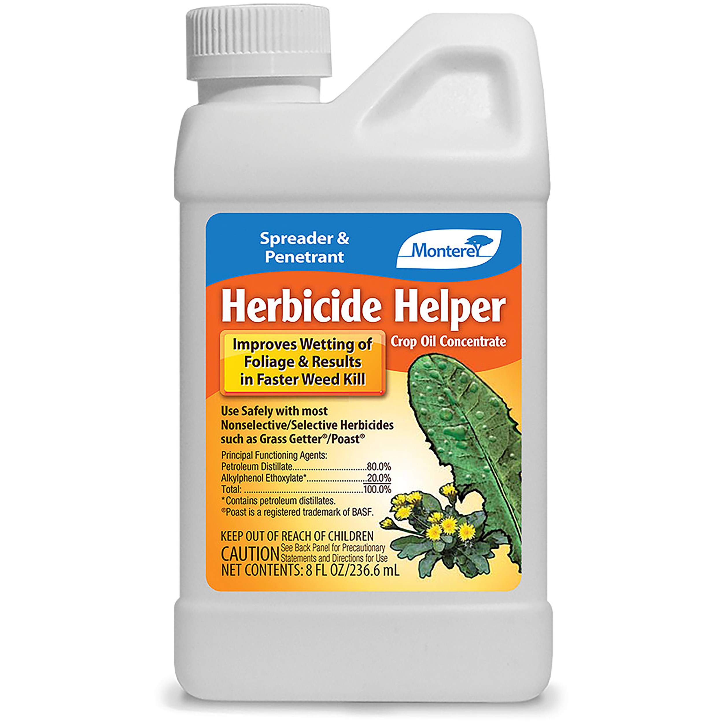Monterey 8oz Herbicide Helper Surfactant — priced per each; minimum 6; multiples of 6