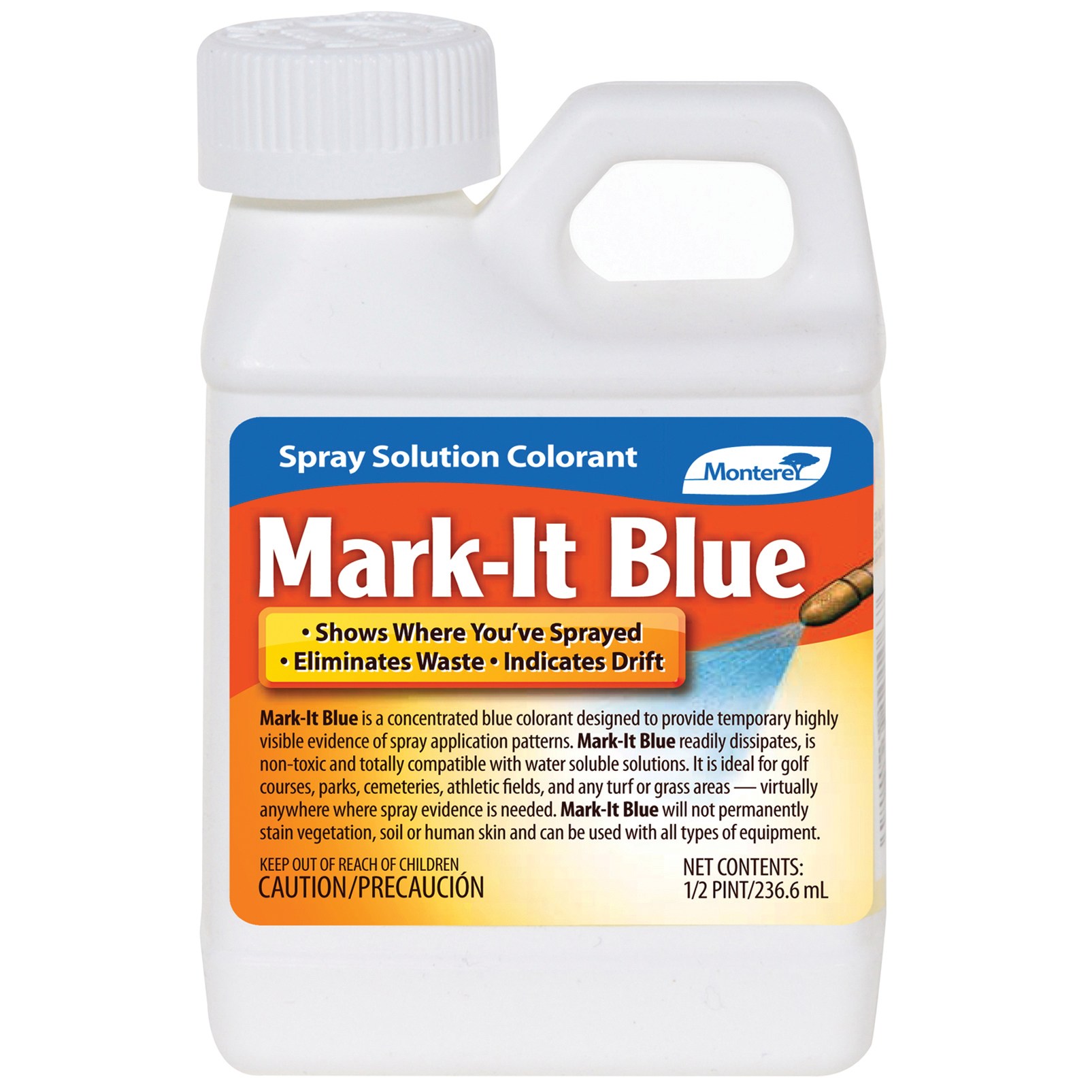 Monterey 8oz Mark It Blue — priced per each; minimum 12; multiples of 12