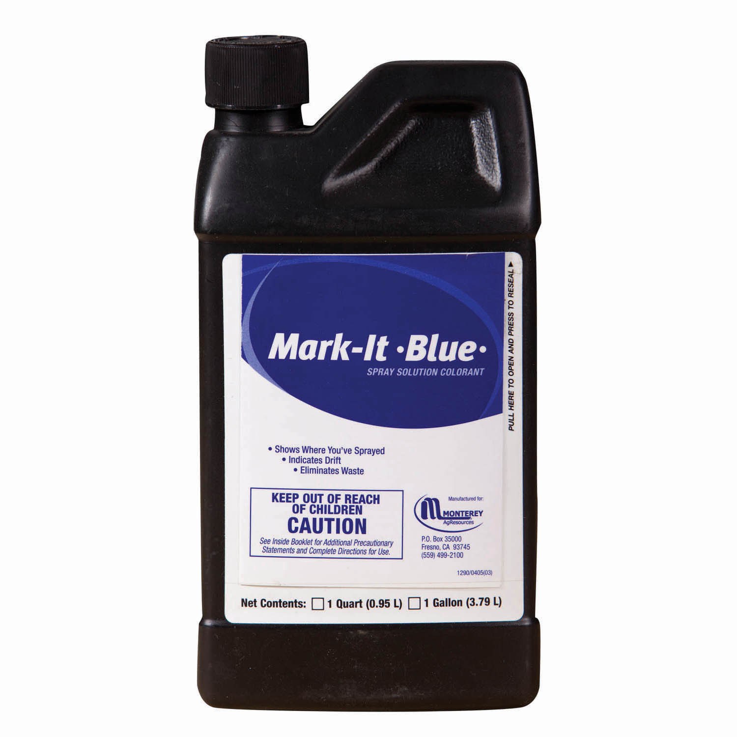 Monterey 1gal Mark-It-Blue Dye — priced per each; minimum 4; multiples of 4