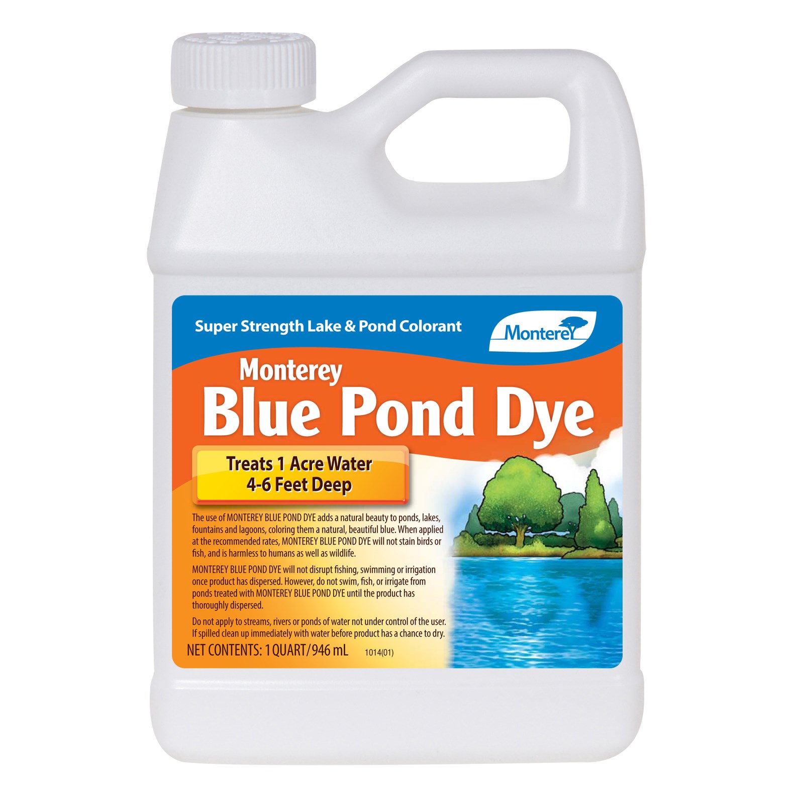 Monterey Qt Blue Pond Dye — priced per each; minimum 12; multiples of 12