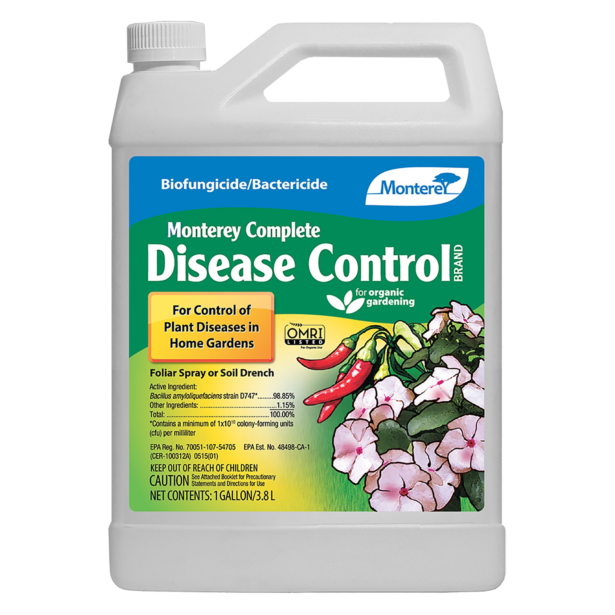 Monterey 1gal Complete Disease Control Organic — priced per each; minimum 4; multiples of 4