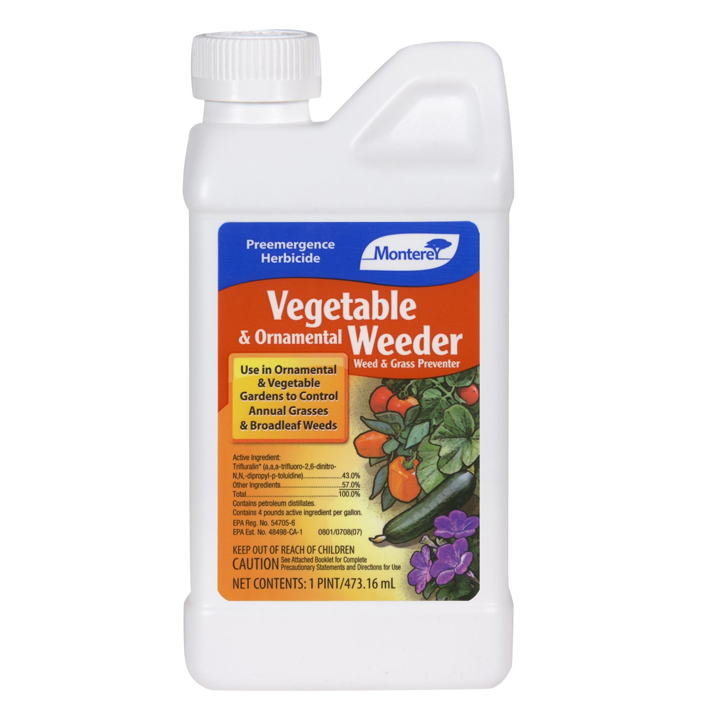 Monterey 16 oz Vegetable & Ornamental Weeder Treflan — Single Unit