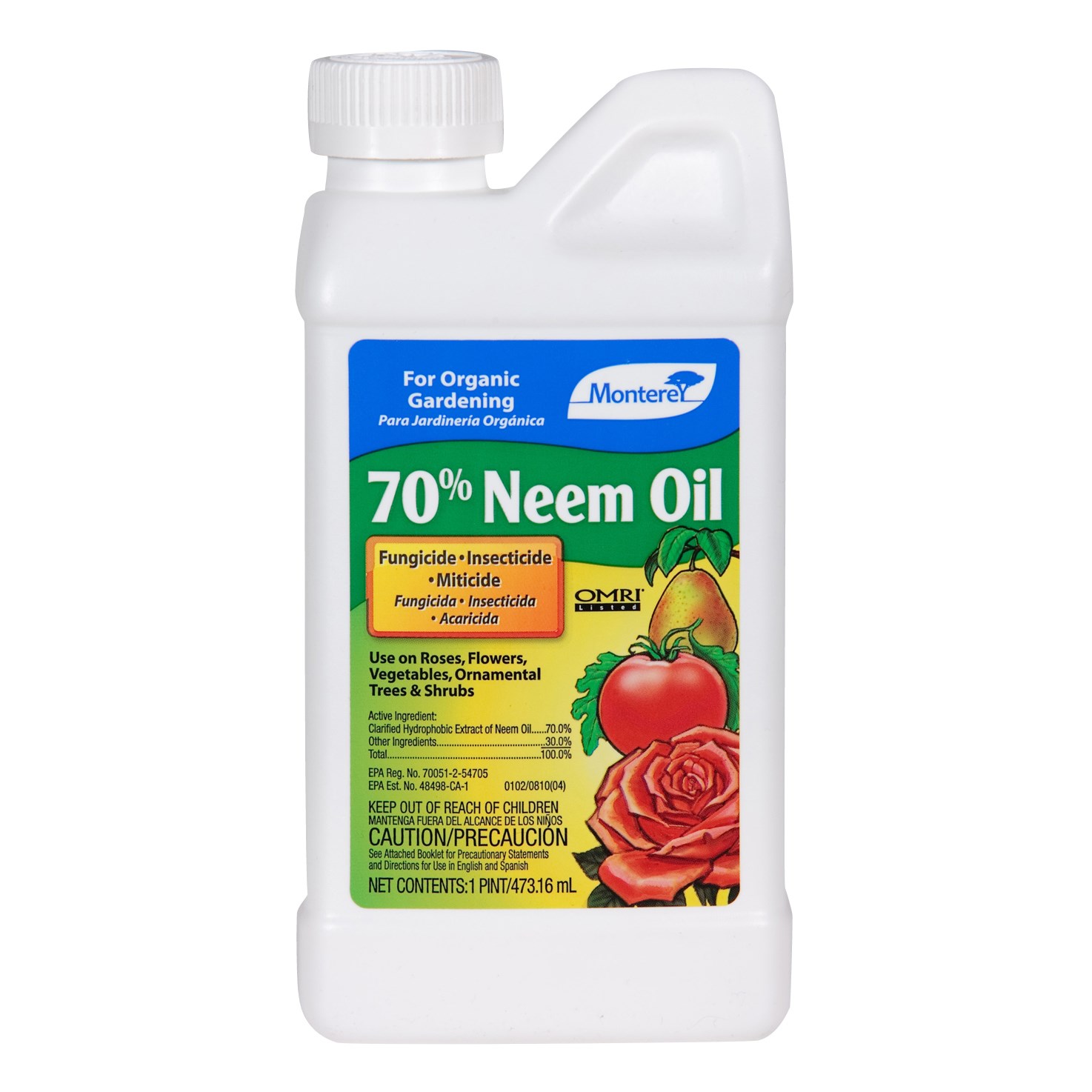 Monterey Pt 70% Neem Oil OMRI — priced per each; minimum 6; multiples of 6