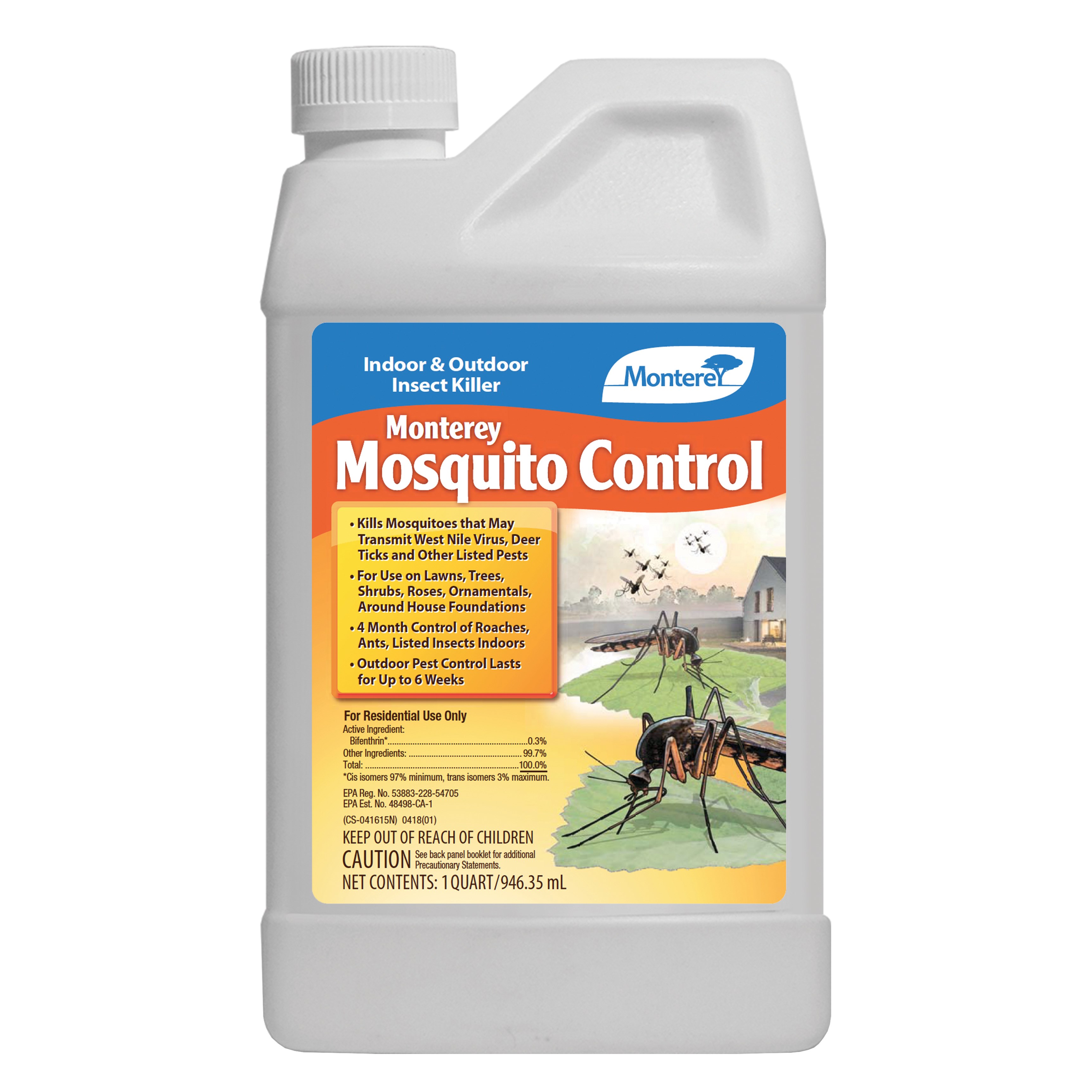 Monterey 32oz Mosquito Control — priced per each; minimum 6; multiples of 6