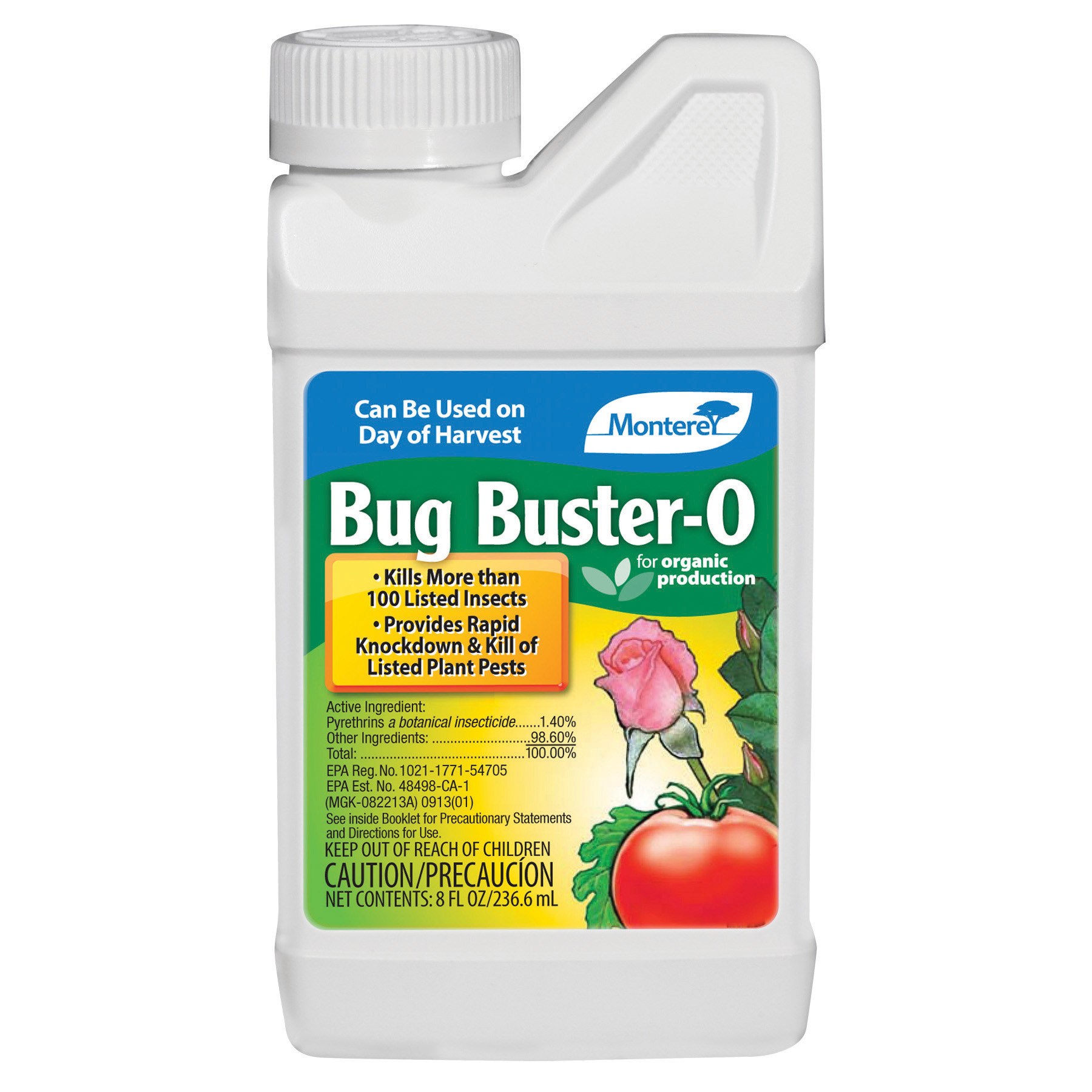 Monterey 8oz Bug Buster O Organic — priced per each; minimum 6; multiples of 6