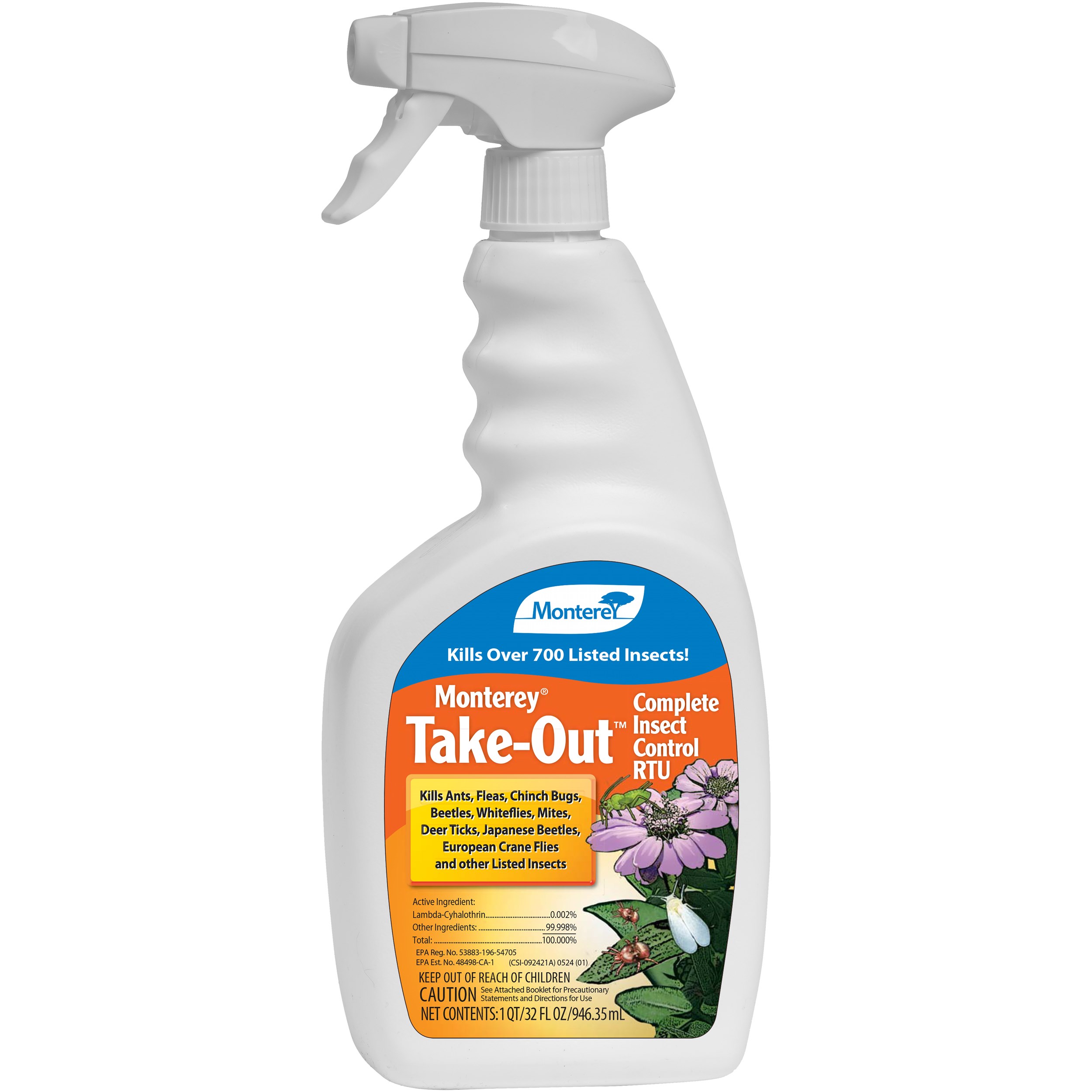 Monterey 32oz Take-Out Effective Insect Control RTU — priced per each; minimum 12; multiples of 12
