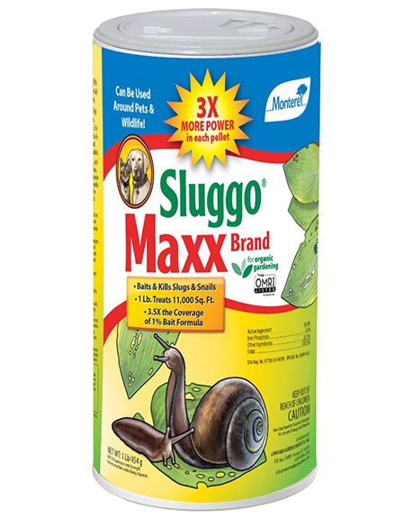 Monterey 1# Sluggo Max 3% Iron Phosphate Can — priced per each; minimum 6; multiples of 6