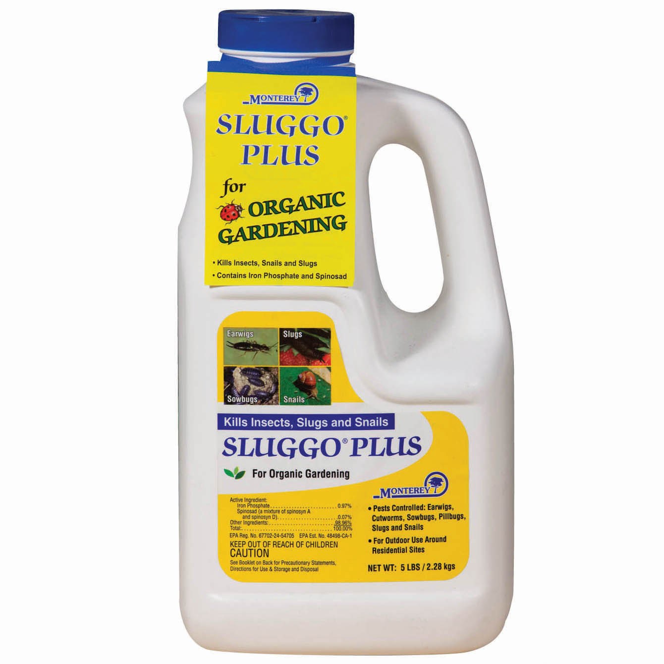 Monterey 5# Sluggo Plus — priced per each; minimum 6; multiples of 6