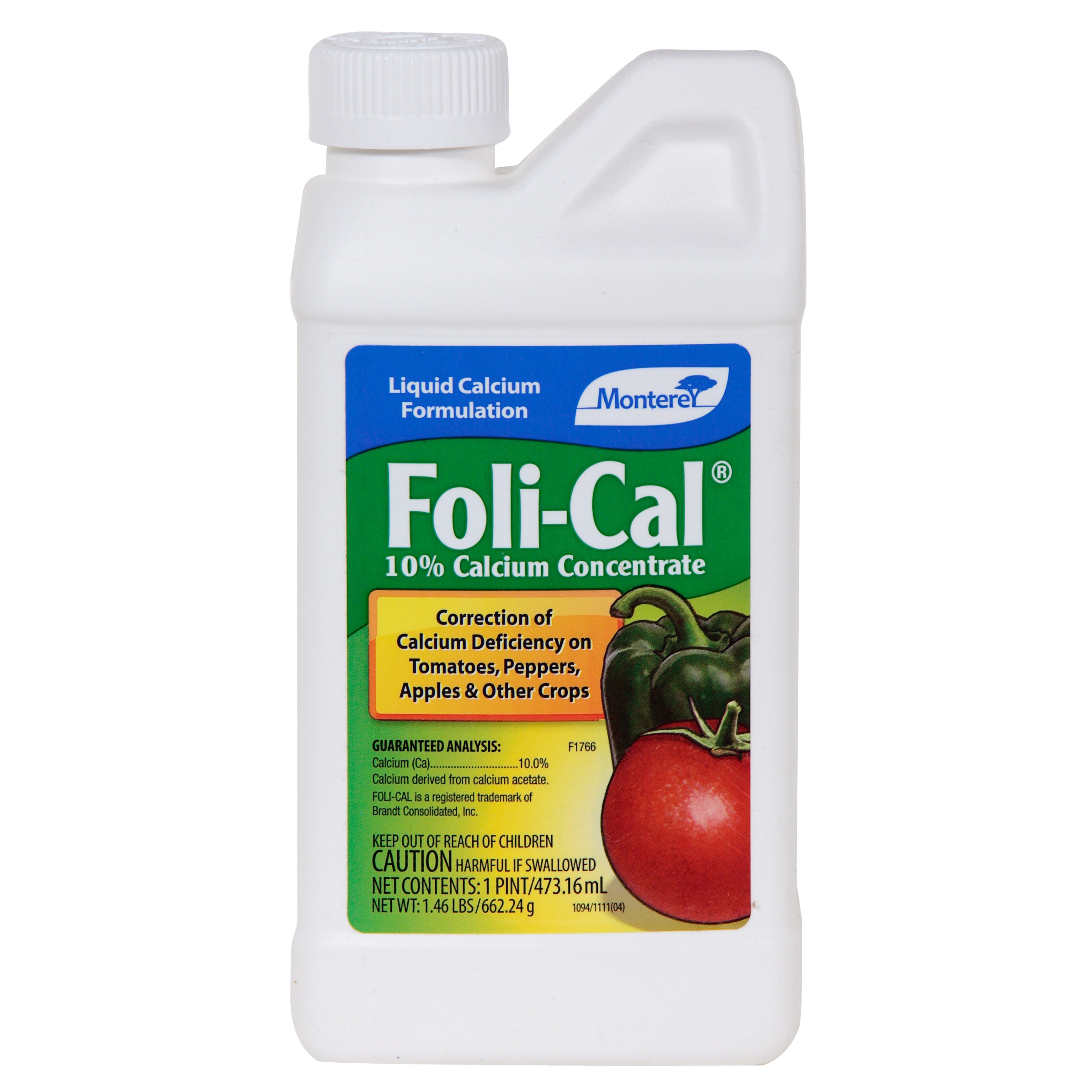 Monterey 16oz Foli-Cal — priced per each; minimum 6; multiples of 6