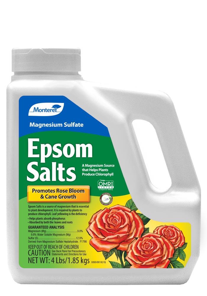 Monterey 4# Epsom Salts OMRI — priced per each; minimum 6; multiples of 6