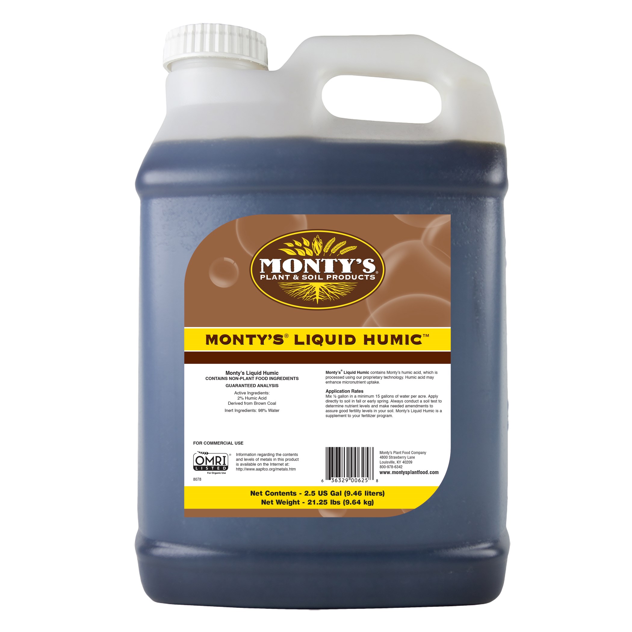 Monty's 2.5 Gal Liquid Carbon Humic Cond — priced per each; minimum 2; multiples of 2