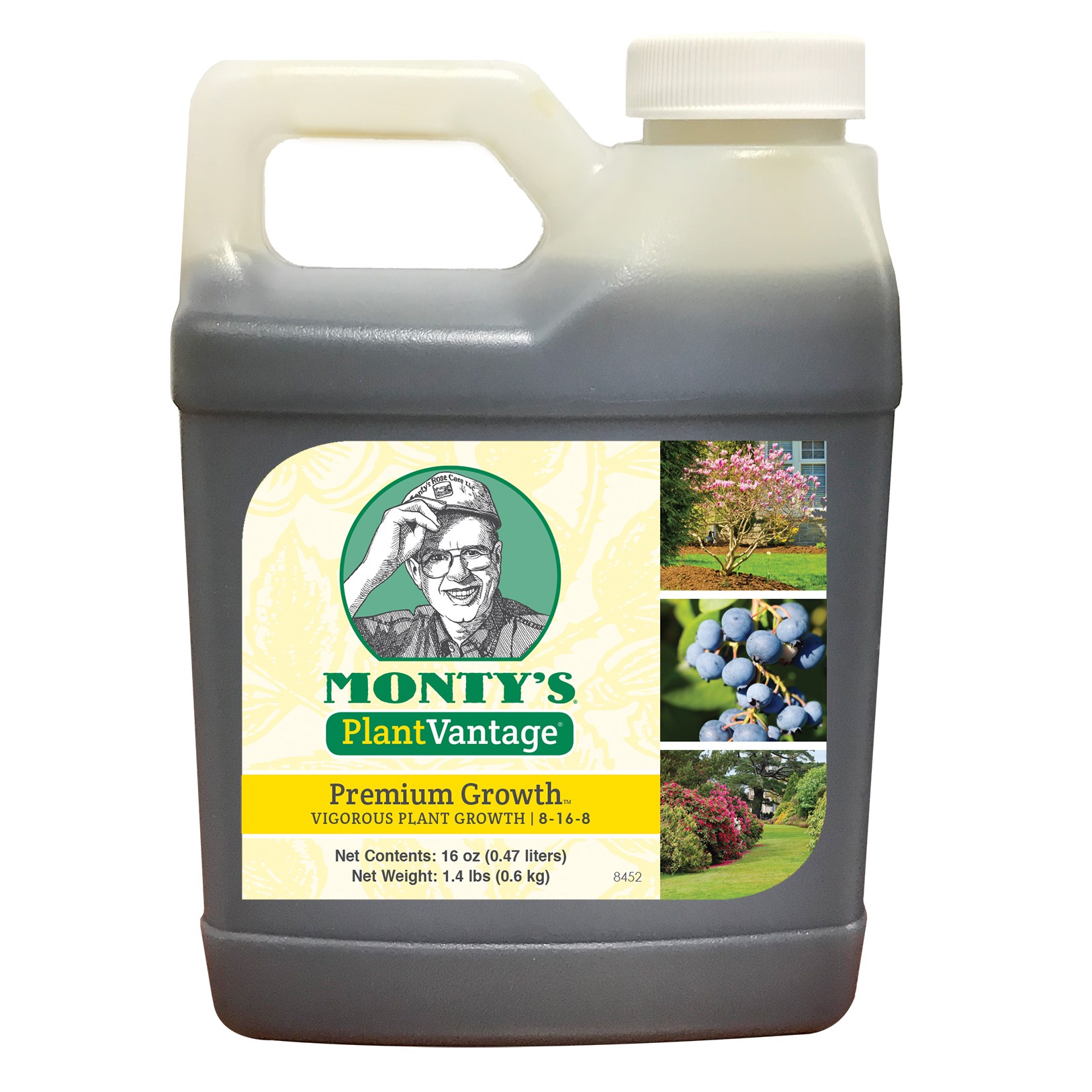 Monty's 16oz PlantVantage Prem Growth — priced per each; minimum 12; multiples of 12
