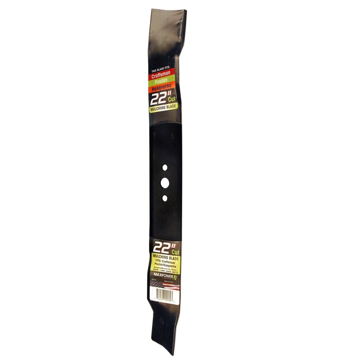 Maxpower 22" Blade Poulan/Husqvarna/Sears — priced per each; minimum 5; multiples of 5