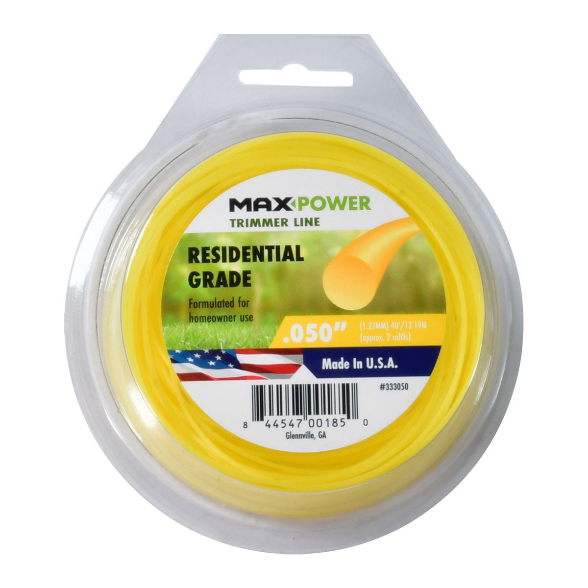Maxpower.050" Round Trimmerline 40' — priced per each; minimum 10; multiples of 10