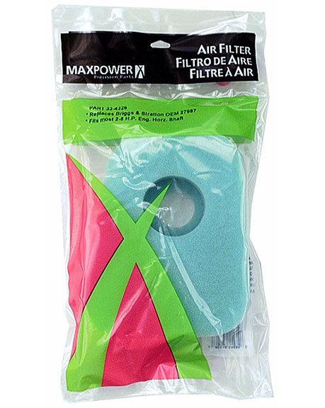 Maxpower Air Filter Briggs & Stratton 27987 — priced per each; minimum 5; multiples of 5