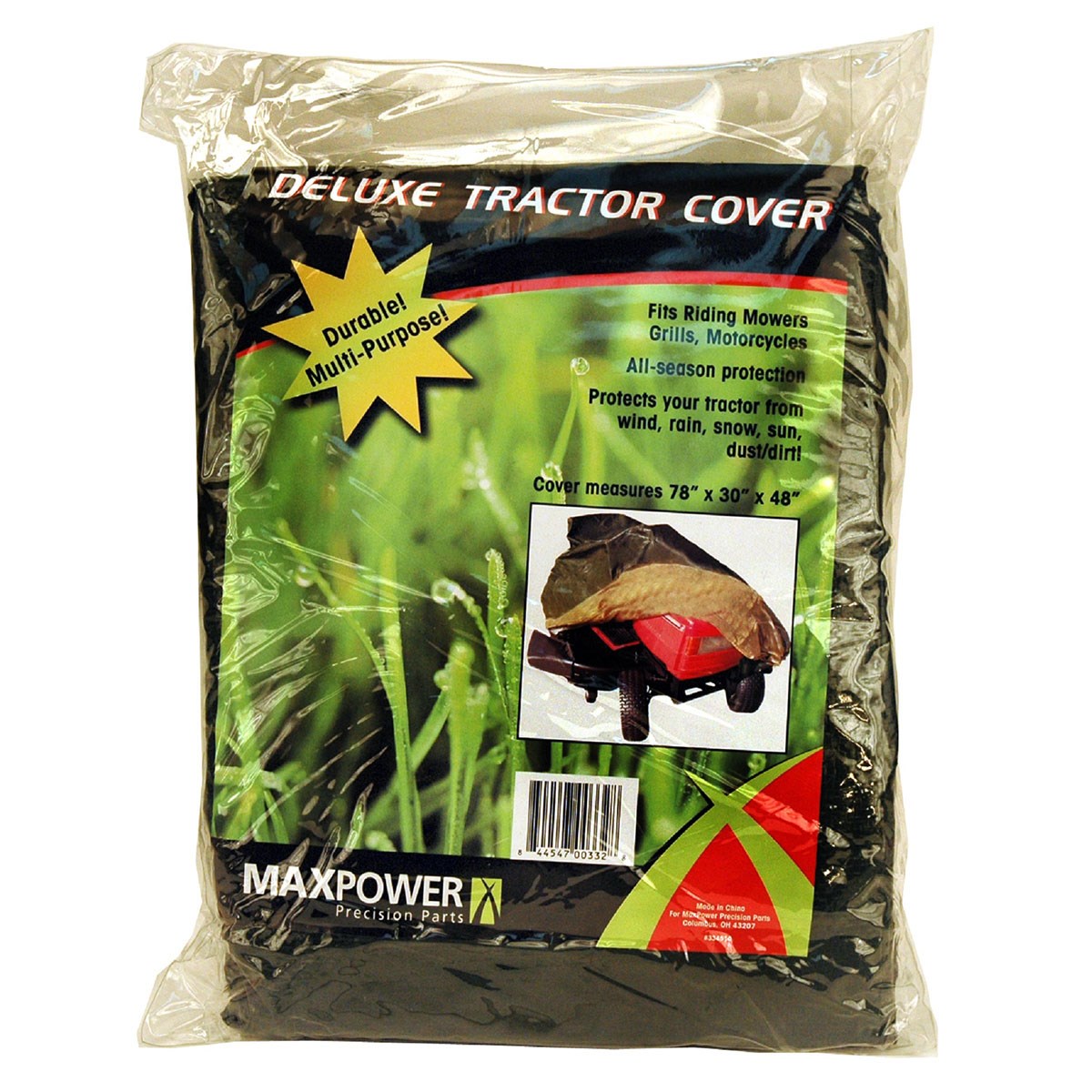 Maxpower Deluxe Riding Lawn Mower Cover — priced per each; minimum 4; multiples of 4