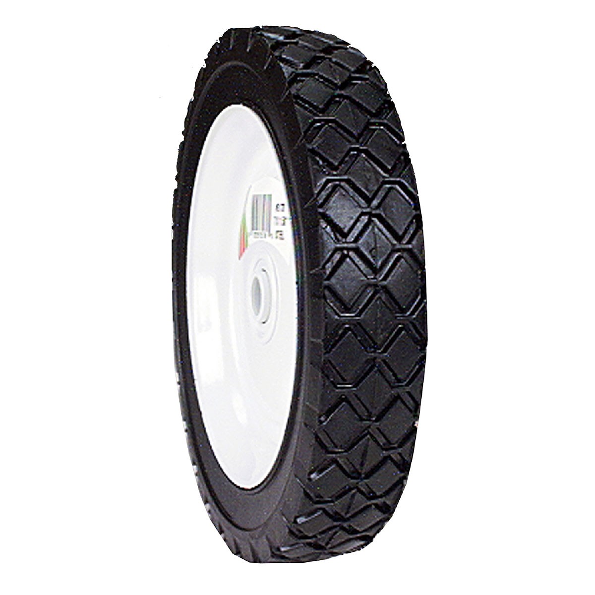 Maxpower 7" x 1.50" Steel Wheel with 1/2" Bore, 1-3/8" Offset and Diamond Tread — priced per each; minimum 5; multiples of 5