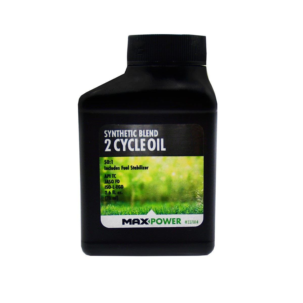 Maxpower 2.6oz 2-Cycle Oil Multi-Ratio Oil Recommended for All Air-Cooled 2 Stroke Engines — priced per each; minimum 24; multiples of 24
