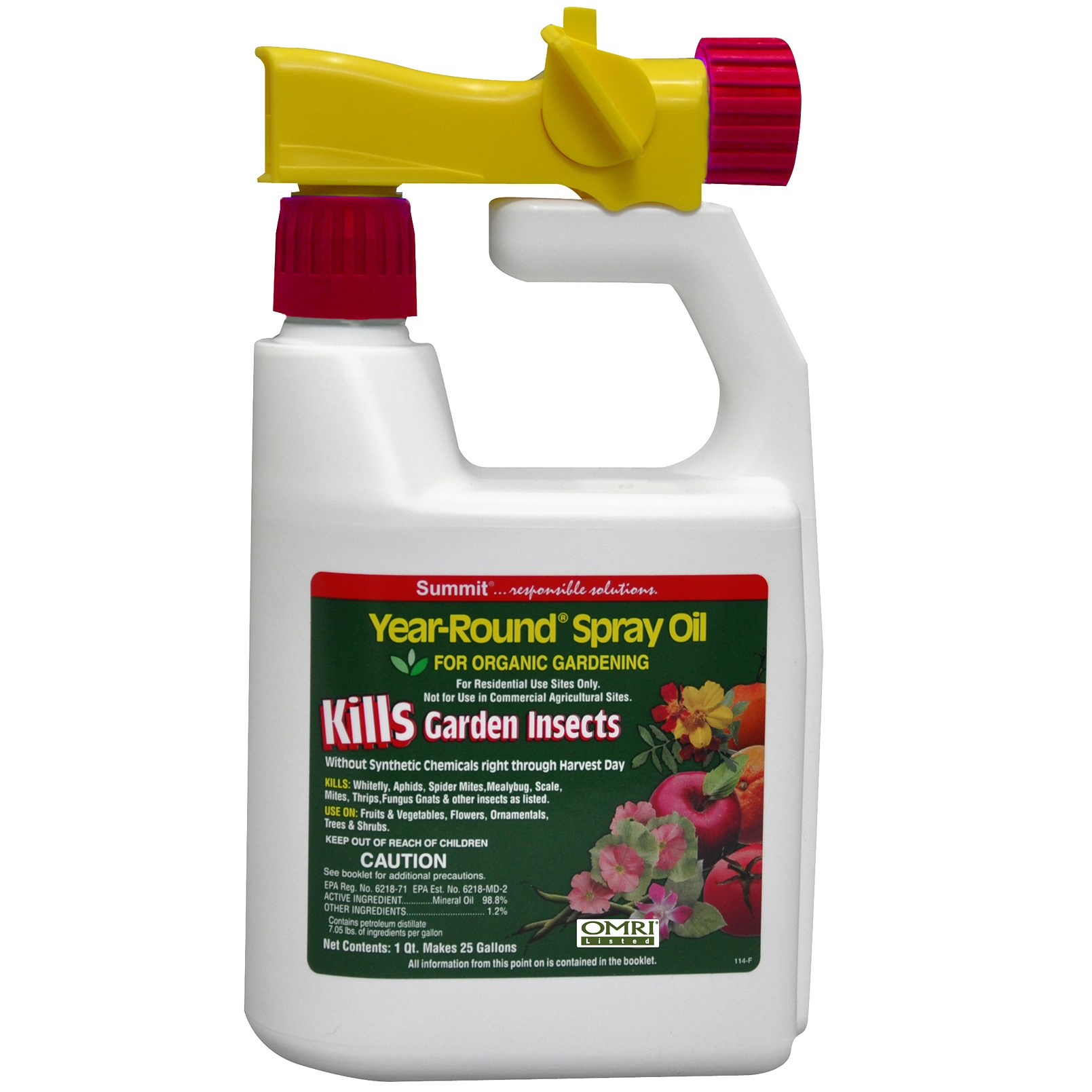 Summit Qt Year Round Hort Oil RTS — priced per each; minimum 6; multiples of 6