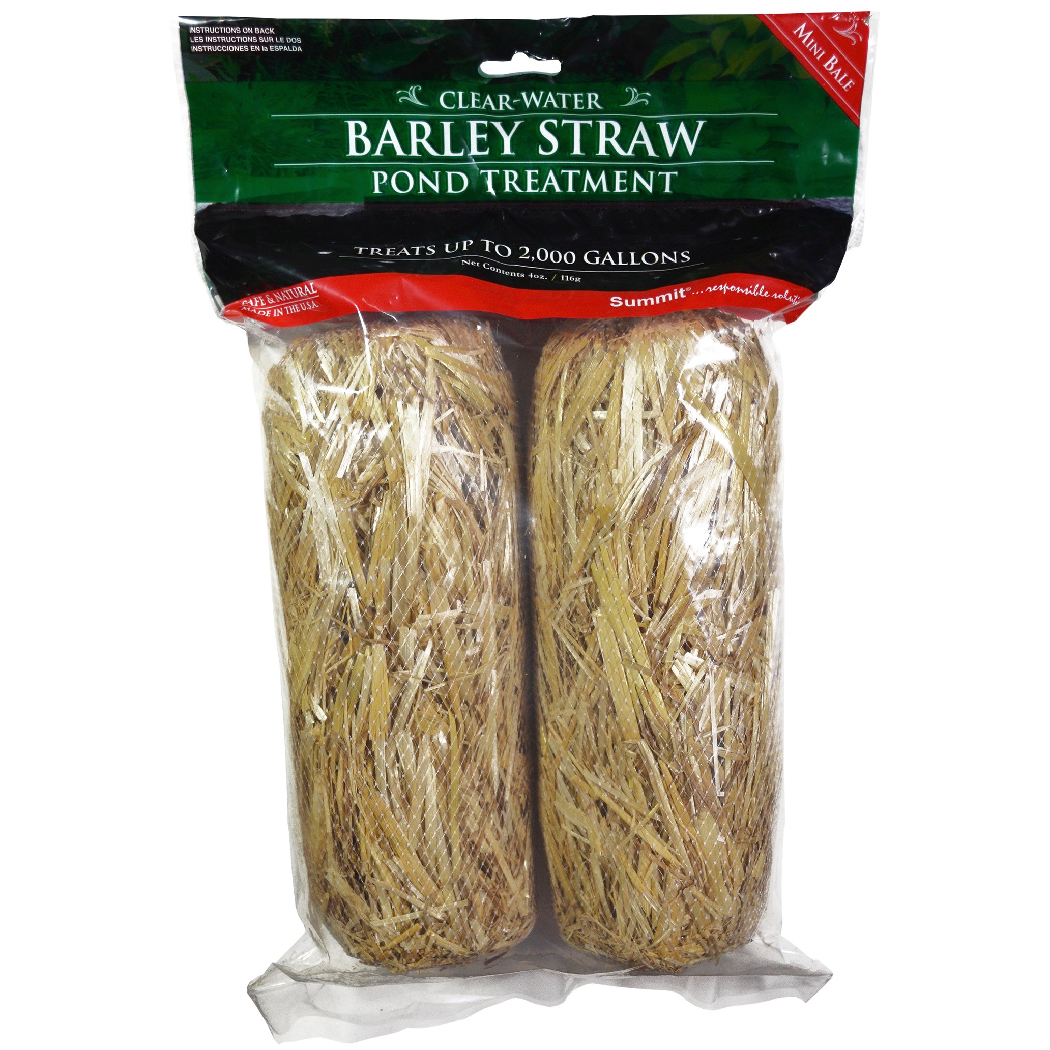 Summit Clear Water Barley Straw Pond Treatment 2bales/pk — priced per each; minimum 12; multiples of 12