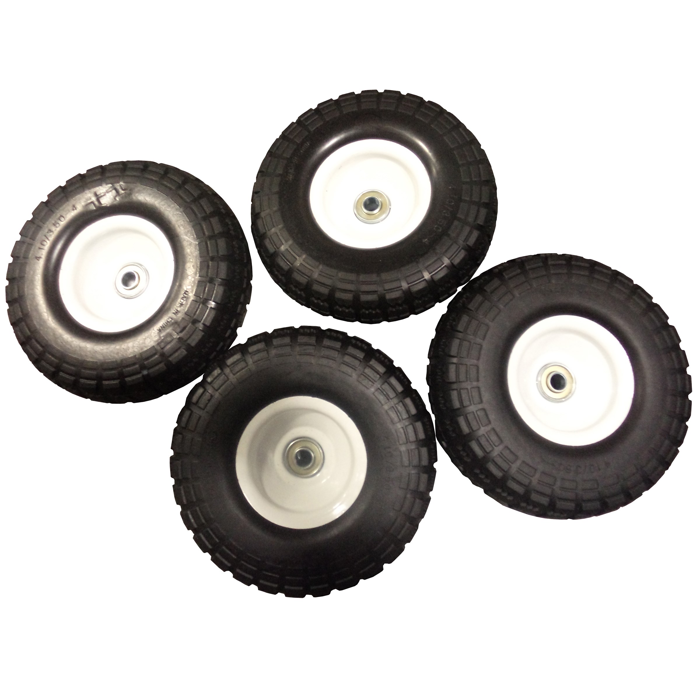 Millside 4"x10" Flat Free Tire