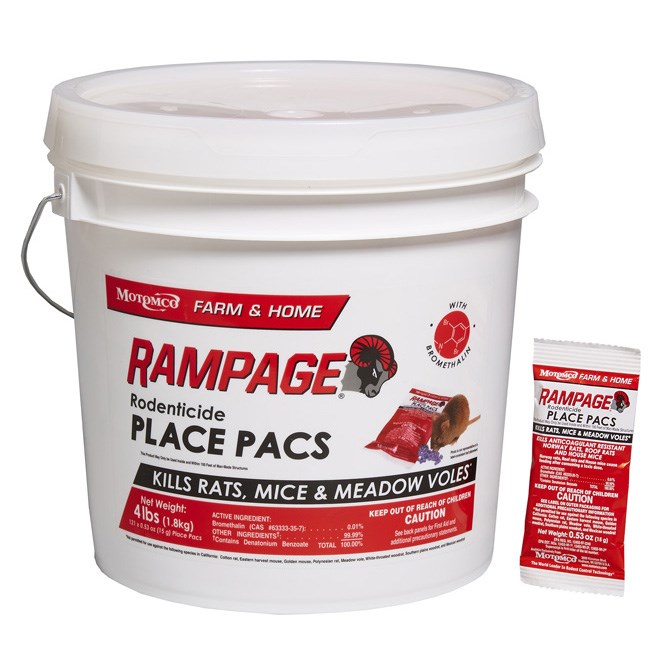 Motomco Rampage 121x15Gm Packs ( bromethalin ) — Single Unit