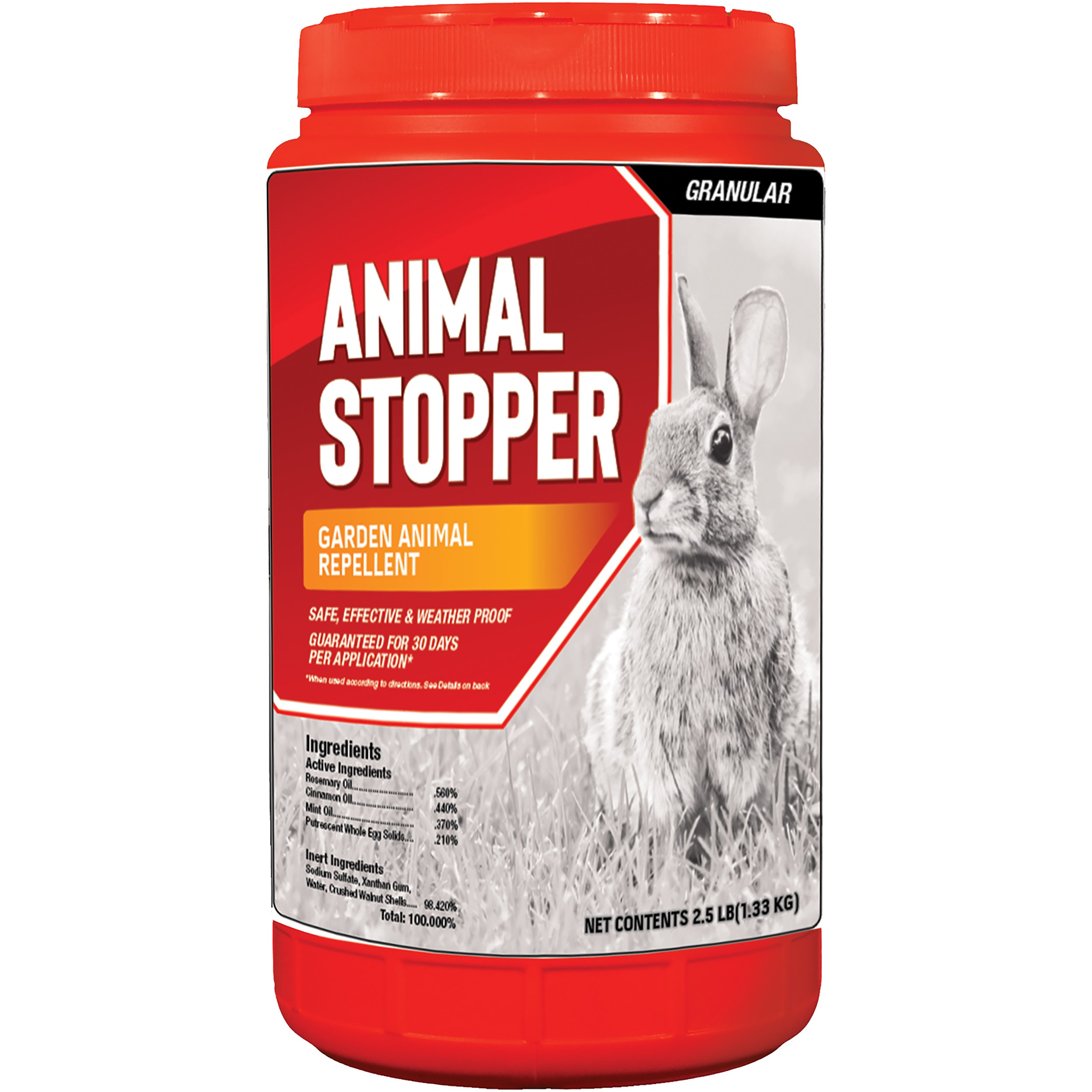 Animal Stopper 2.5lb Jug Repellent Shaker Granules — priced per each; minimum 4; multiples of 4