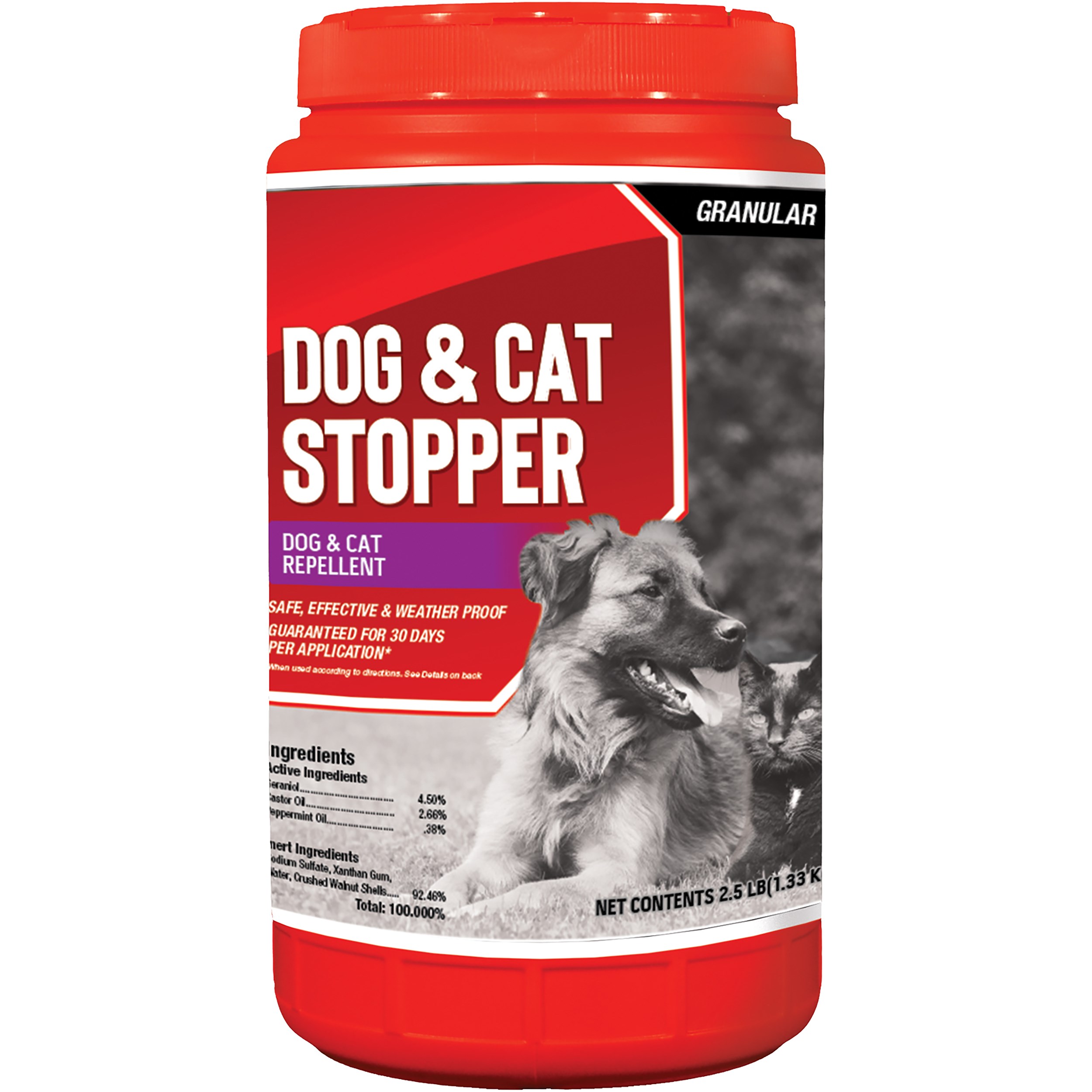 Dog & Cat Stopper 2.5lb Jug Repellent Shaker Granules — priced per each; minimum 4; multiples of 4