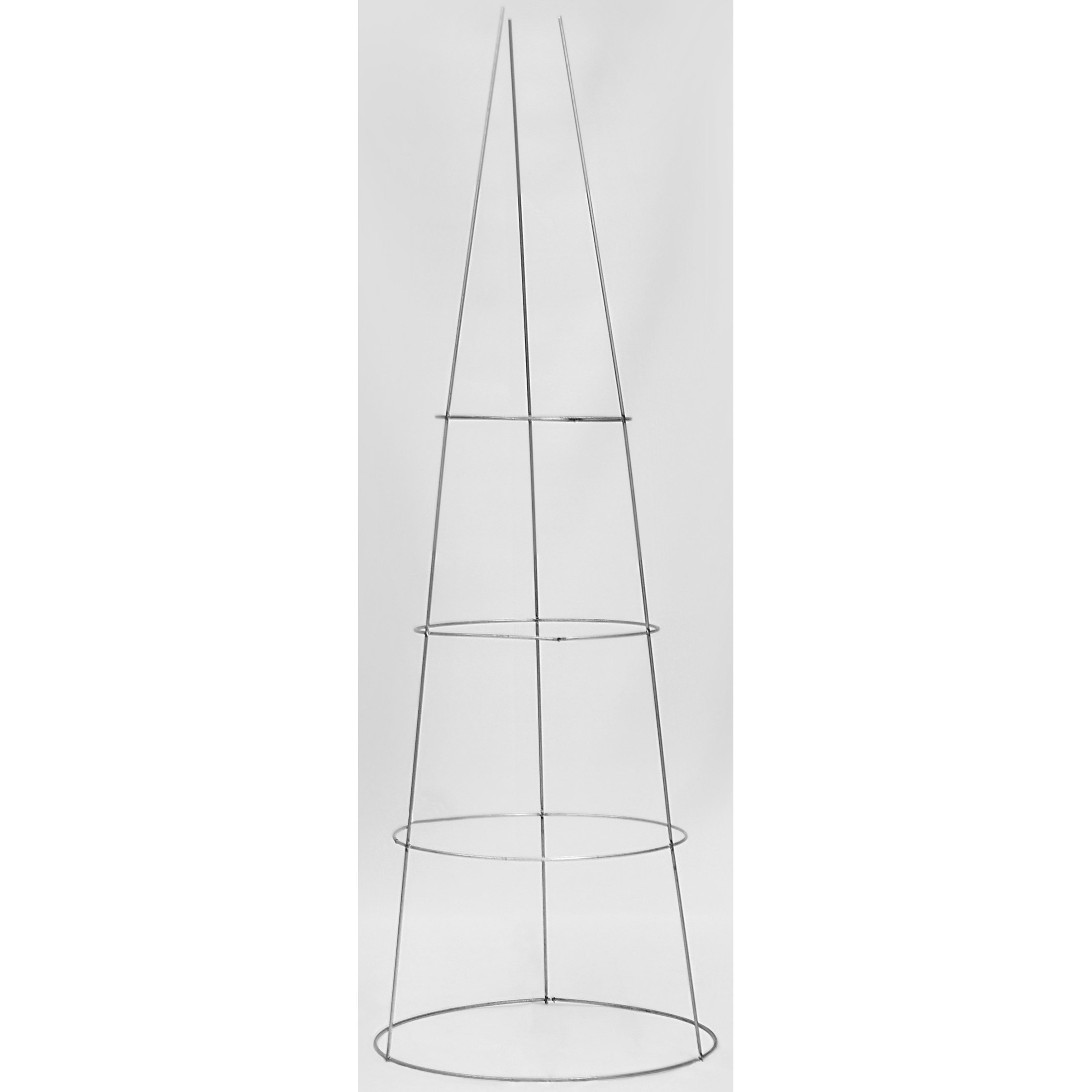 Midwest Wire Works 42" Heavy Duty Tomato Cage 4 Ring 3 Leg — priced per each; minimum 25; multiples of 25