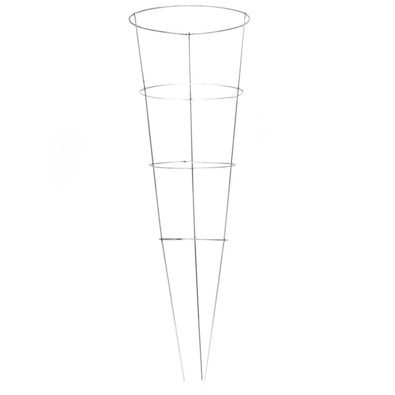 Midwest Wire Works 42" Extra Heavy Duty Tomato Cage 4 Ring 3 Leg — priced per each; minimum 25; multiples of 25
