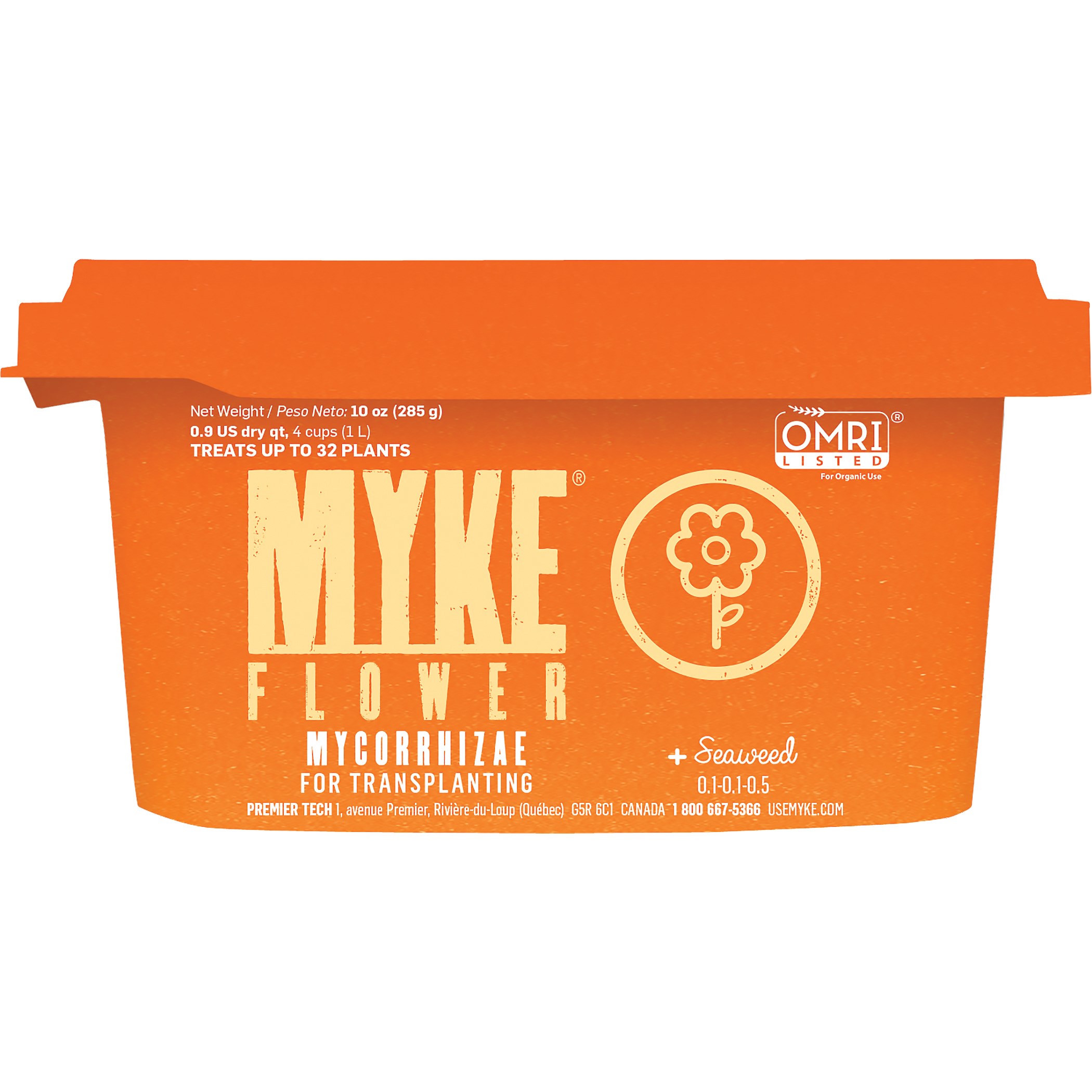 Myke 0.9qt Flower Growth Enhancer — priced per each; minimum 36; multiples of 36