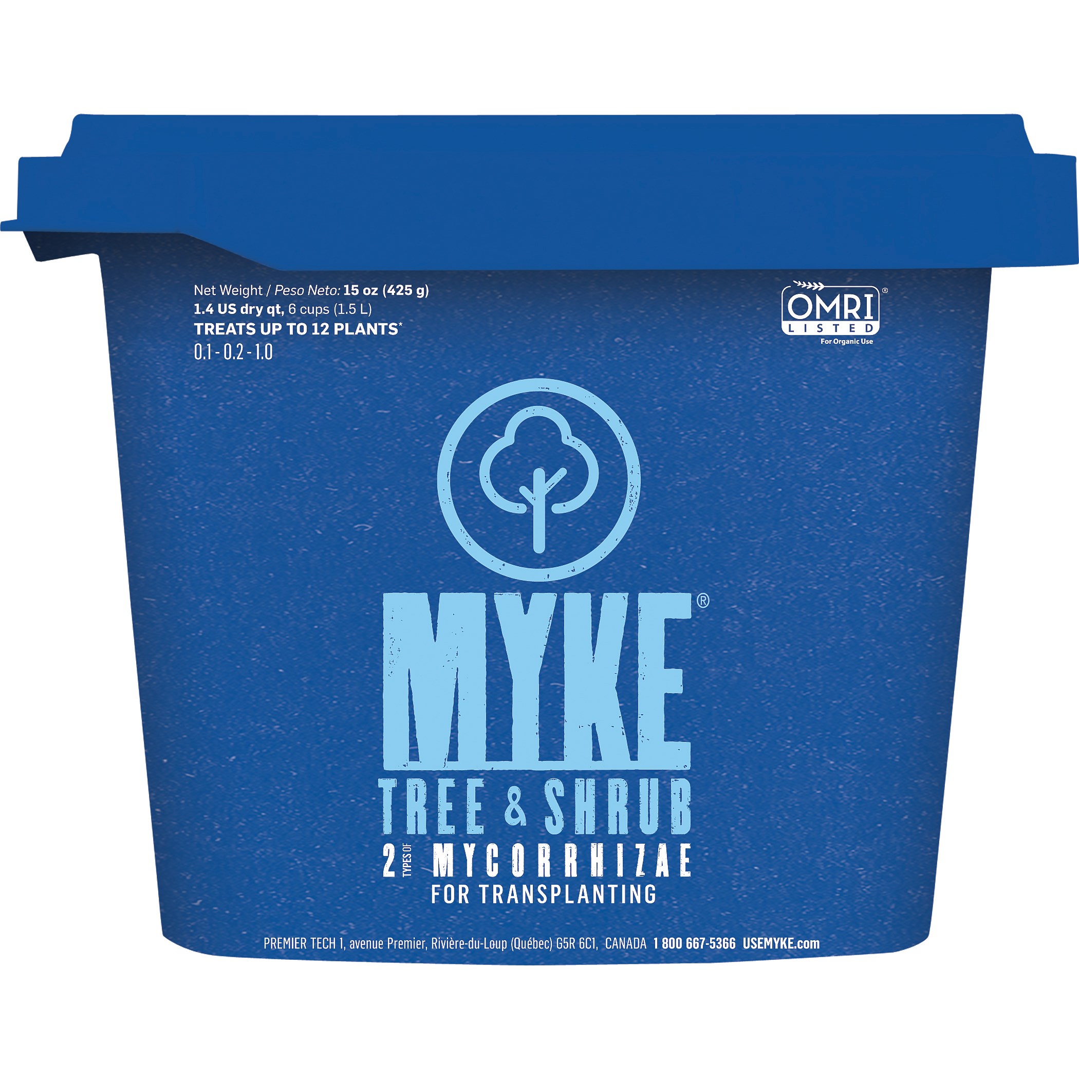 Myke 1.4qt Tree & Shrub Growth Supplement Mycorrhiza — priced per each; minimum 24; multiples of 24