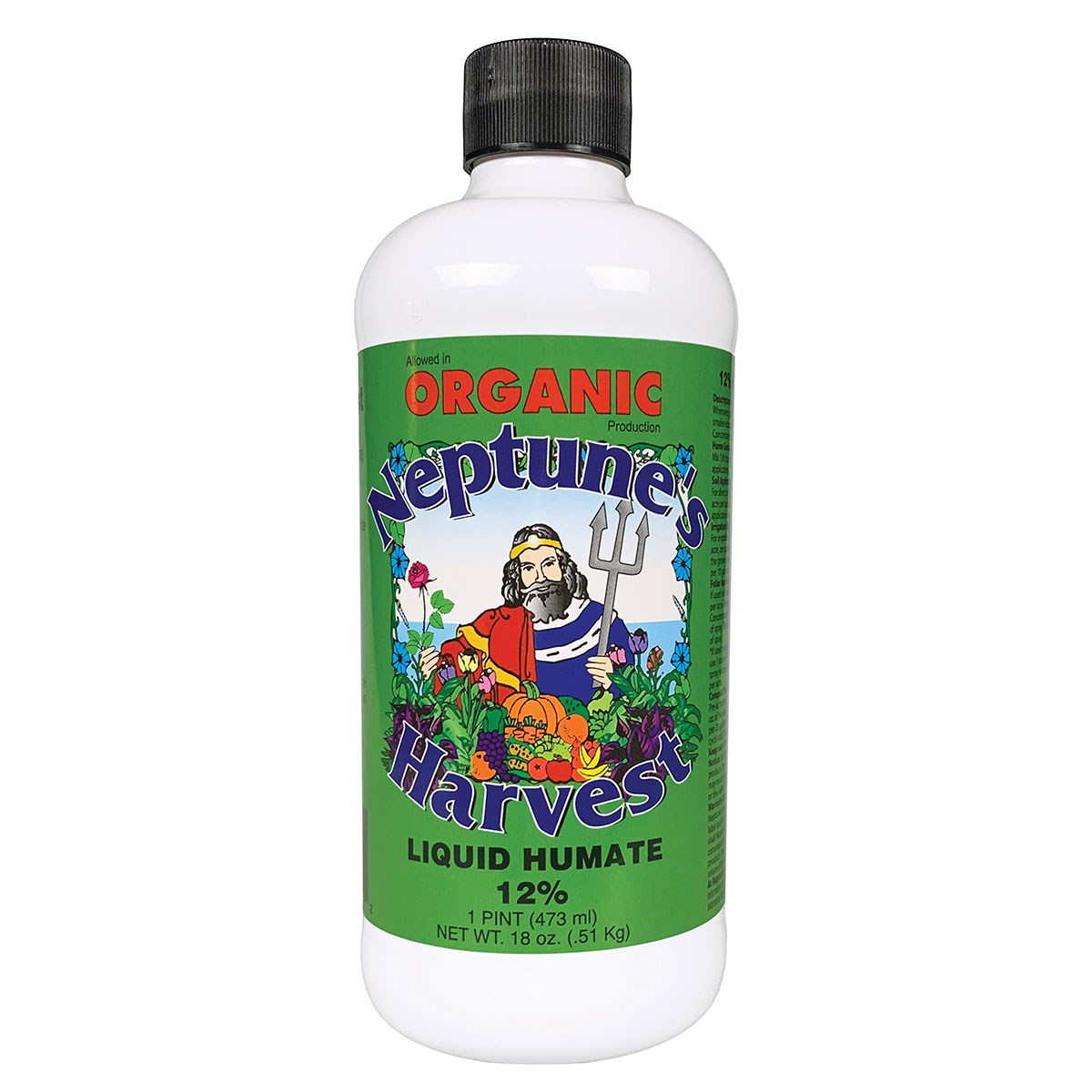 Neptunes Harvest 18oz Liquid Humate Green Label — priced per each; minimum 12; multiples of 12